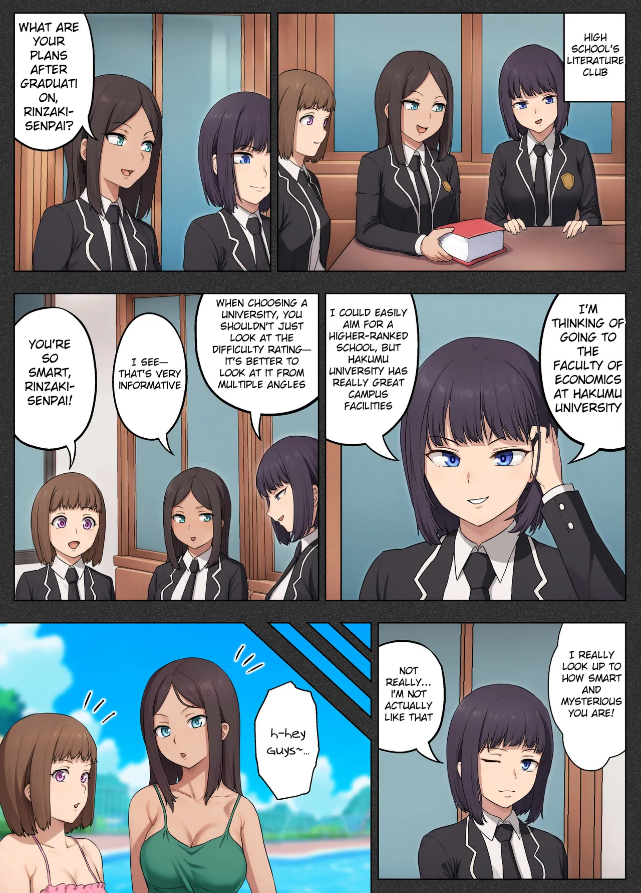 Yotsuba Rinzen To Buzama No Kōsaten ~ Furyō Gyaru Ni Chin Gei O Shikoma Re, Songen O Ushinau Kūru Joshidai-sei ~ page 26