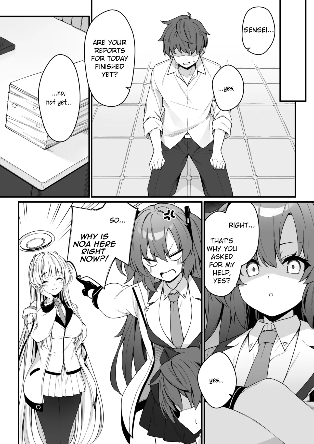 Yuuka And Noa And The Endless Summer page 8