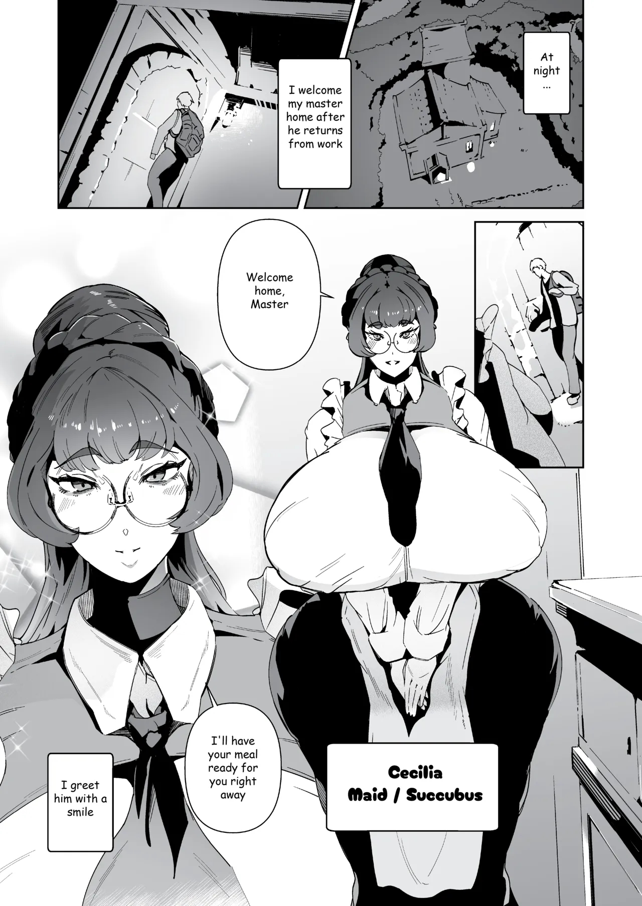 A Night Spent With A Succubus Maid page 2