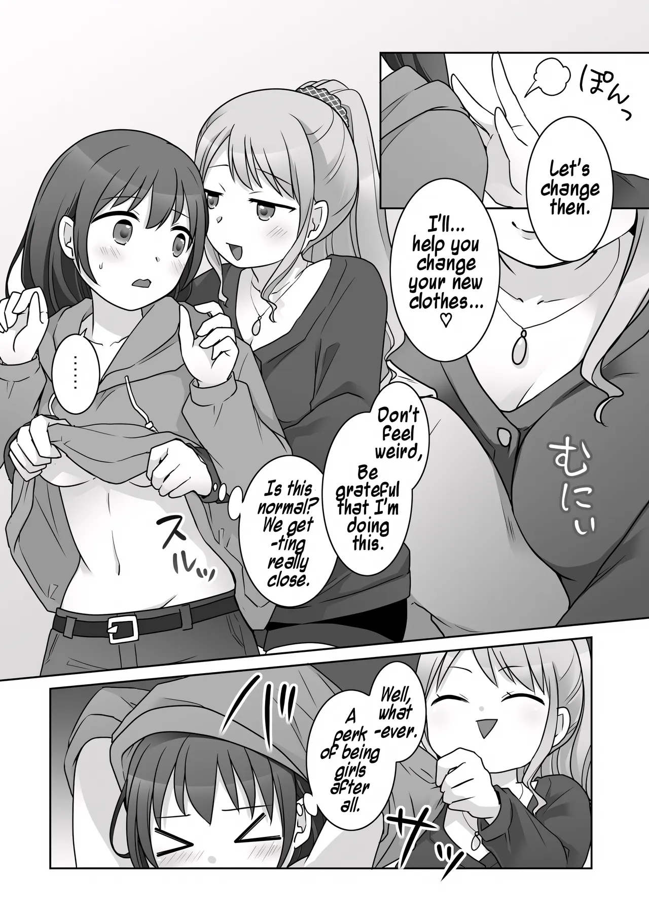 A Story About Being Turned Into A Girl By My Female Childhood Friend And Ending Up As A Yuri Couple page 13