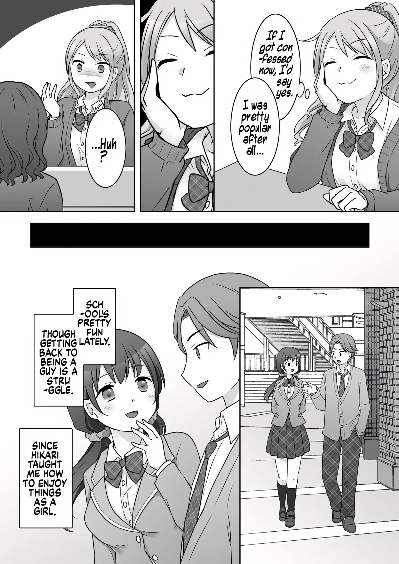 A Story About Being Turned Into A Girl By My Female Childhood Friend And Ending Up As A Yuri Couple page 19