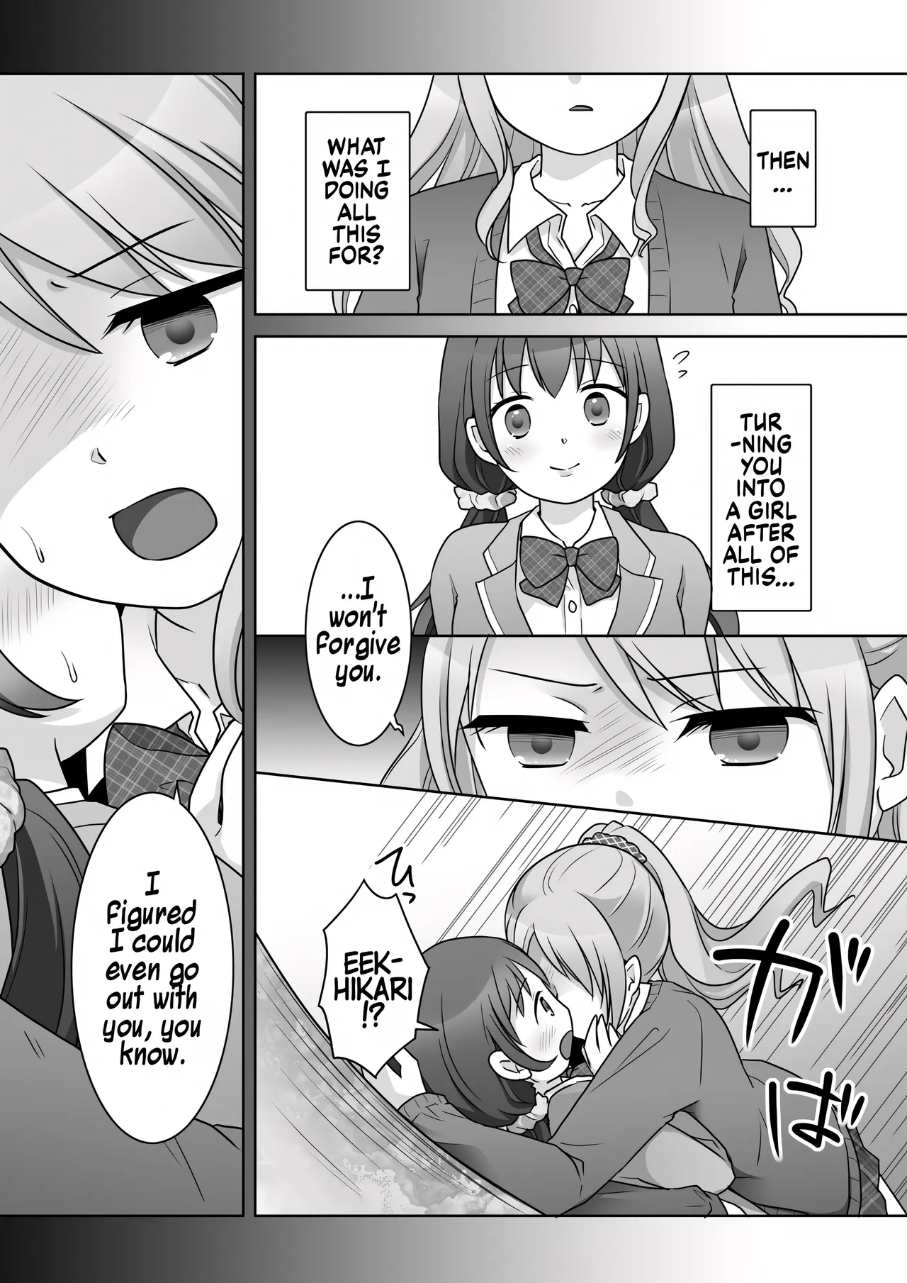 A Story About Being Turned Into A Girl By My Female Childhood Friend And Ending Up As A Yuri Couple page 22