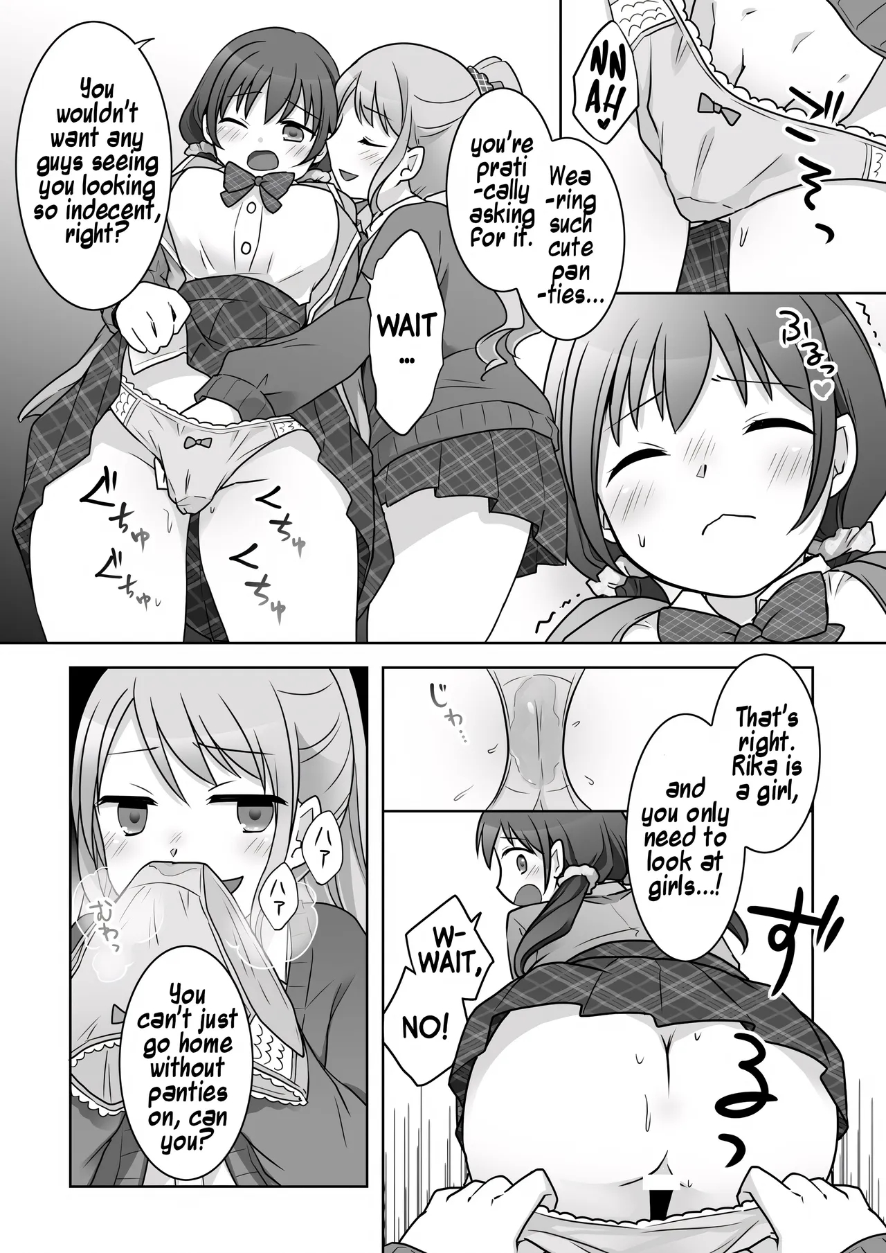 A Story About Being Turned Into A Girl By My Female Childhood Friend And Ending Up As A Yuri Couple page 25