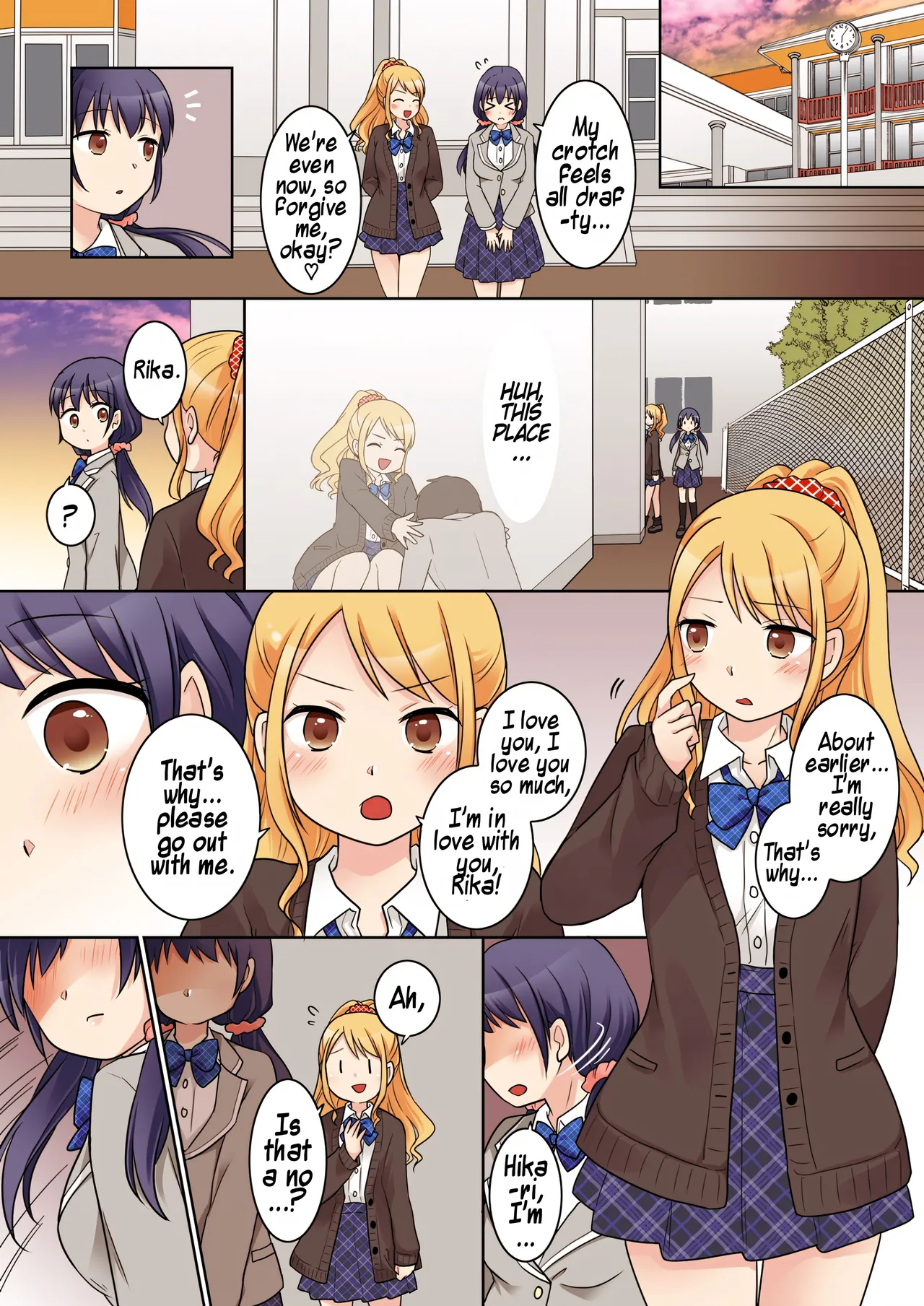 A Story About Being Turned Into A Girl By My Female Childhood Friend And Ending Up As A Yuri Couple page 38