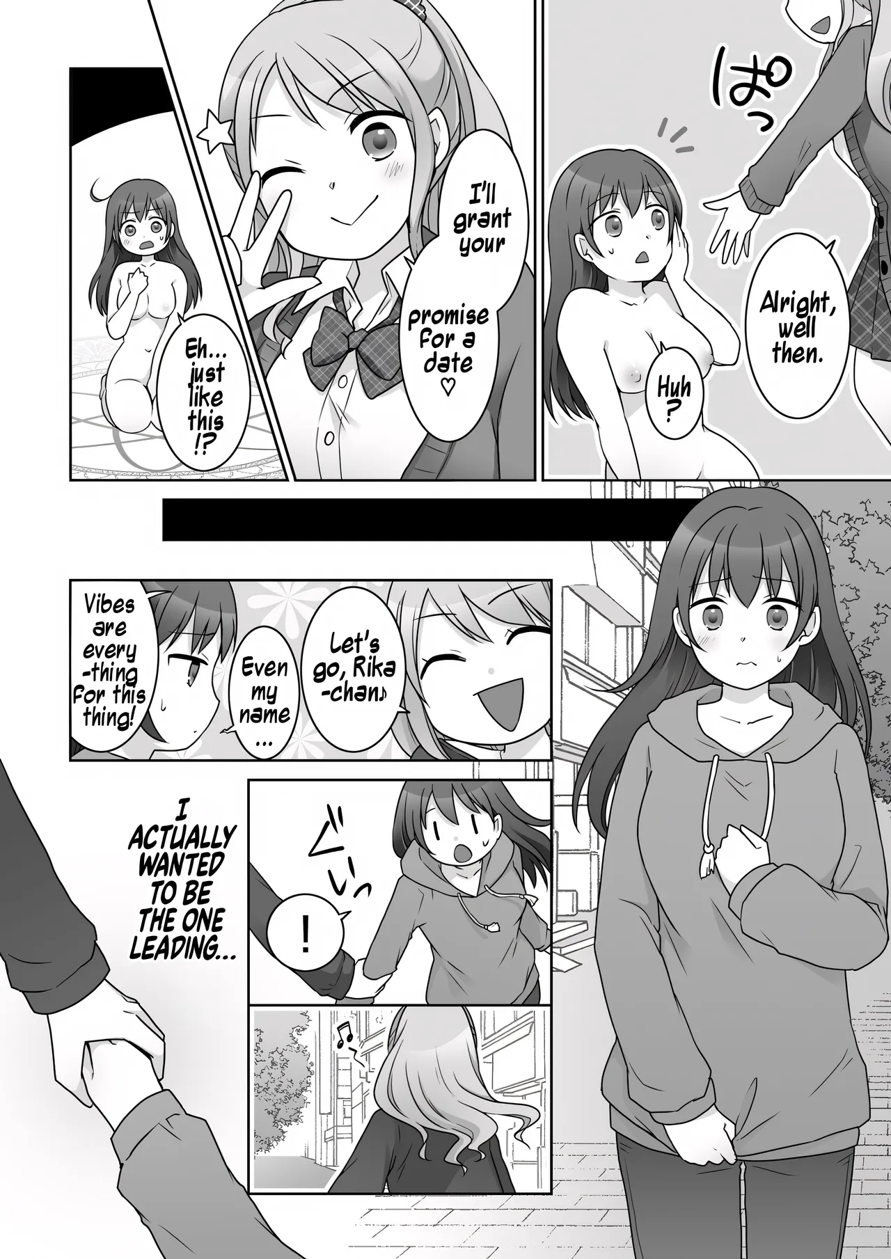 A Story About Being Turned Into A Girl By My Female Childhood Friend And Ending Up As A Yuri Couple page 9