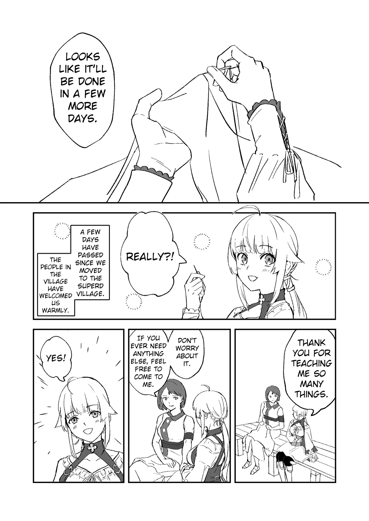 A Story About Norn-chan Trying Her Best As A Newlywed page 1