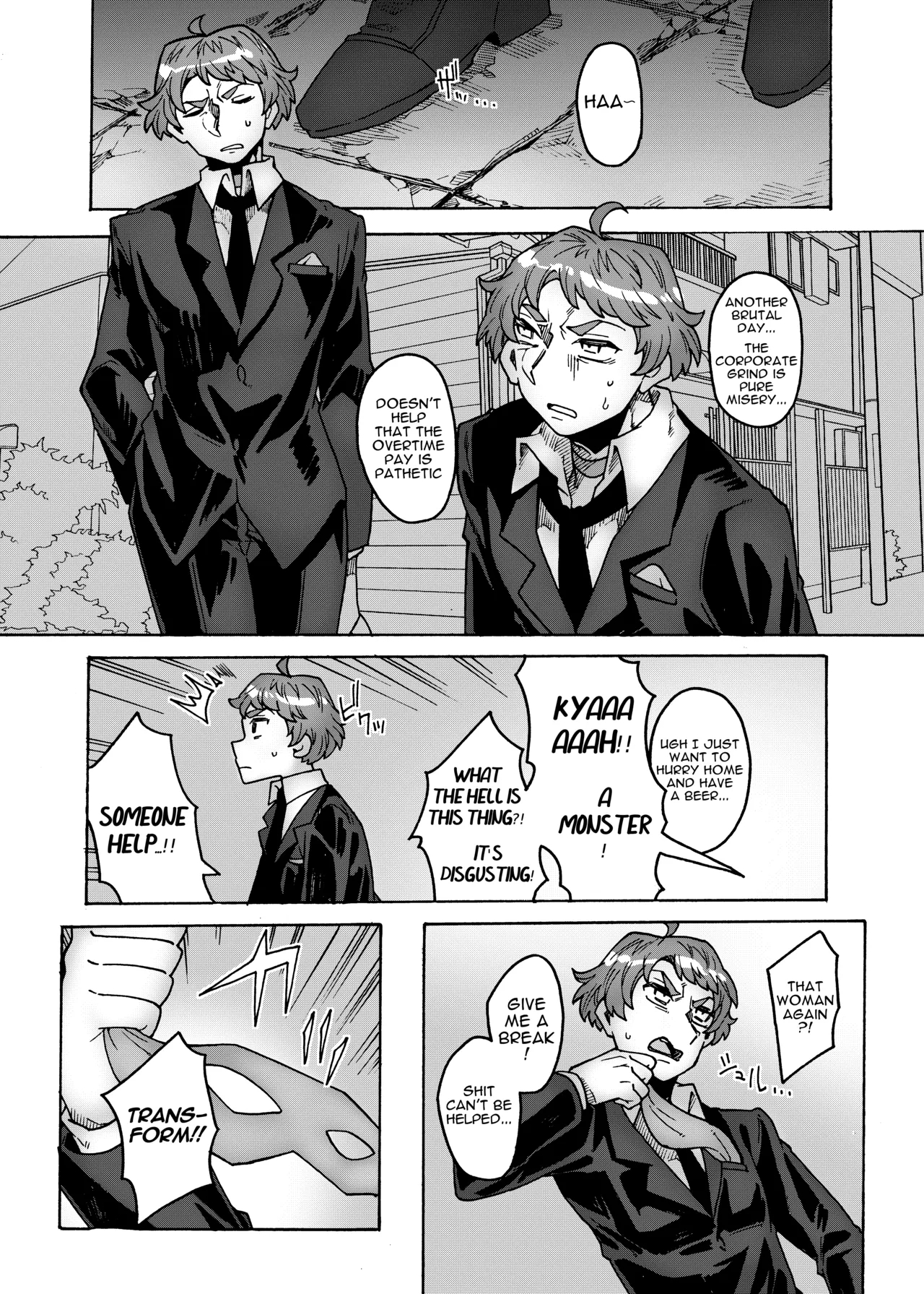 Adult Hero Vs Nympho Magical Girl ～arch-nemesis! The Futanari Magical Girl～ page 2