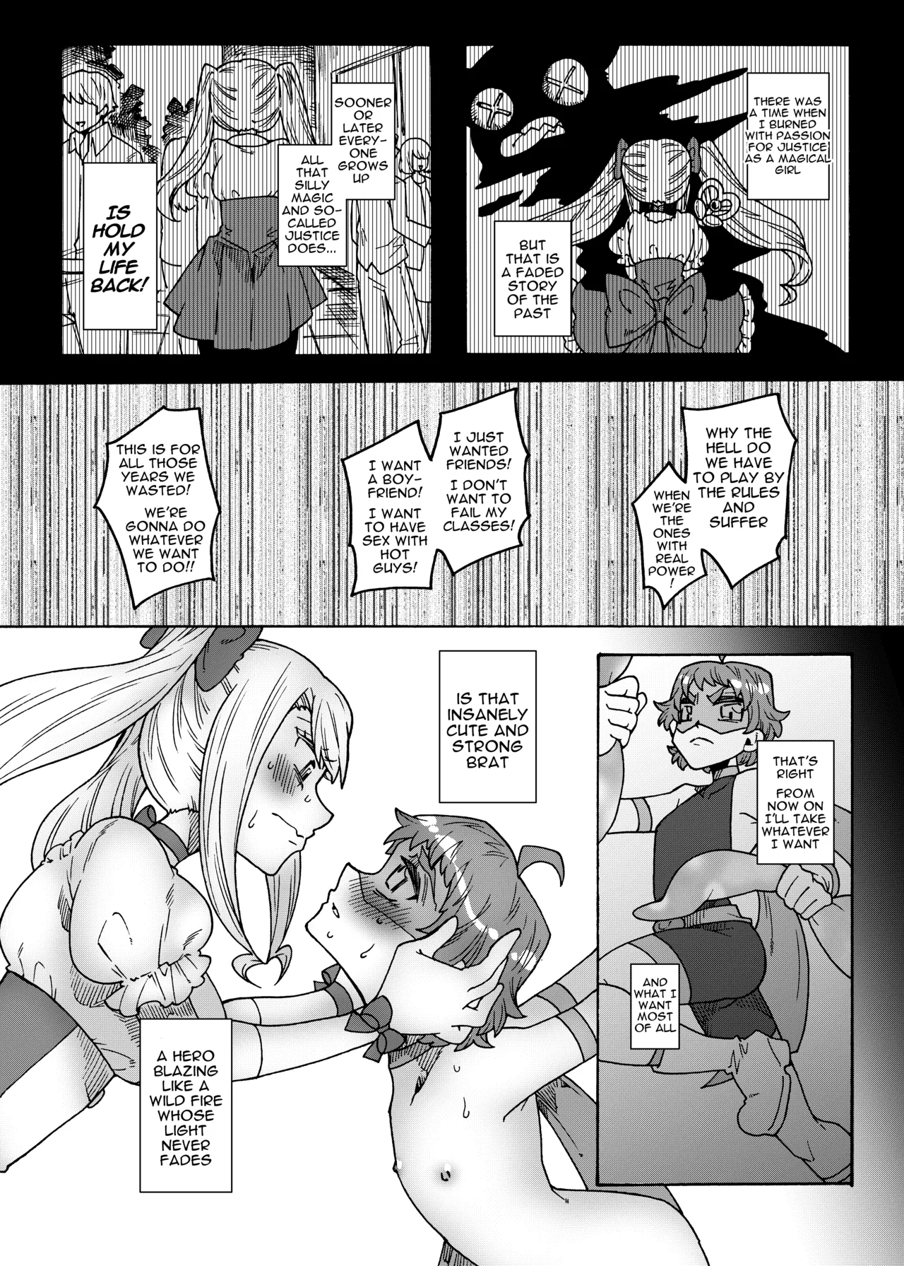 Adult Hero Vs Nympho Magical Girl ～arch-nemesis! The Futanari Magical Girl～ page 20