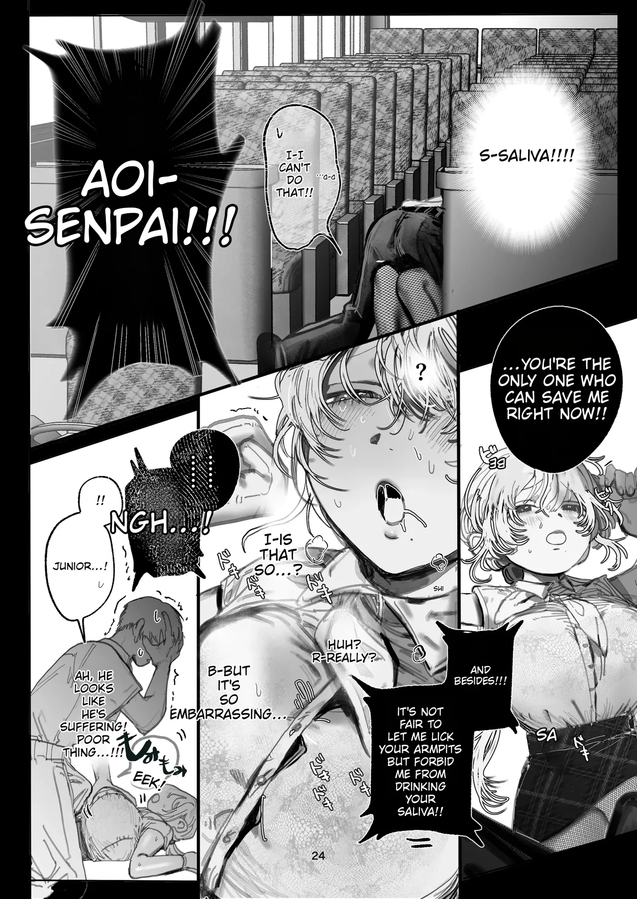 Aoi-senpai Can’t Say No♡ — Replenishing Salt With Underarm Sweat!? A Consensual Cuckold-rape Scenario Starting With The Intense Licking Of A Young Married Tour Guide’s Armpits — page 20