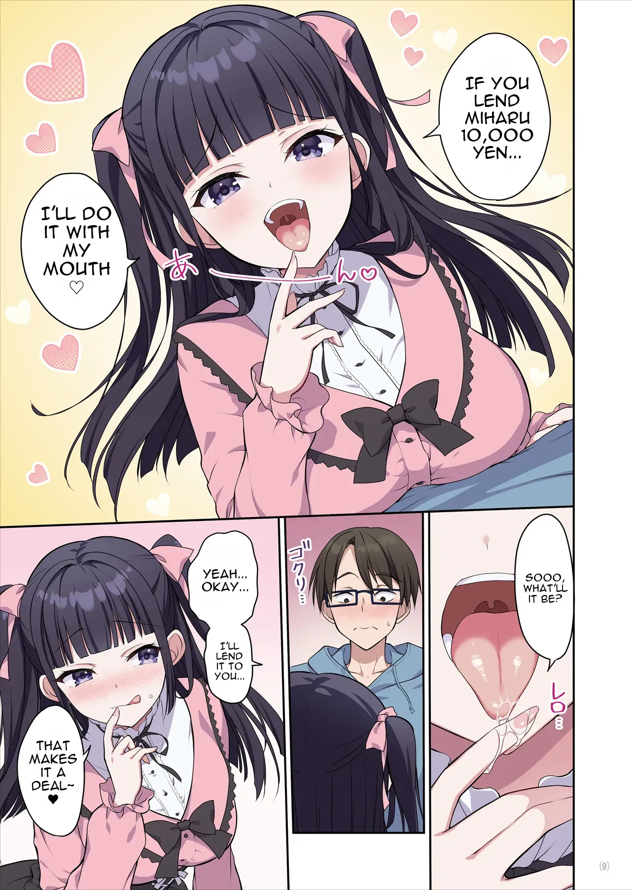 Azatokute Kawaii Jirai-kei Joshi Ni Seishi Mo Okane Mo Chuuchuu Saremashita page 10