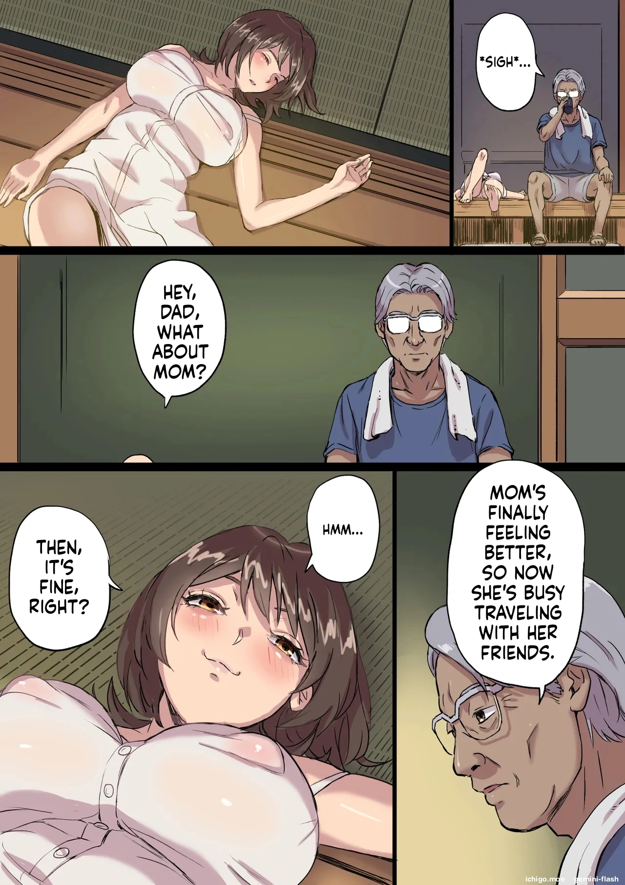 Bonyuu Shibori Papa No Koto Ga Suki Sugiru! Sango Kisei Musume page 8