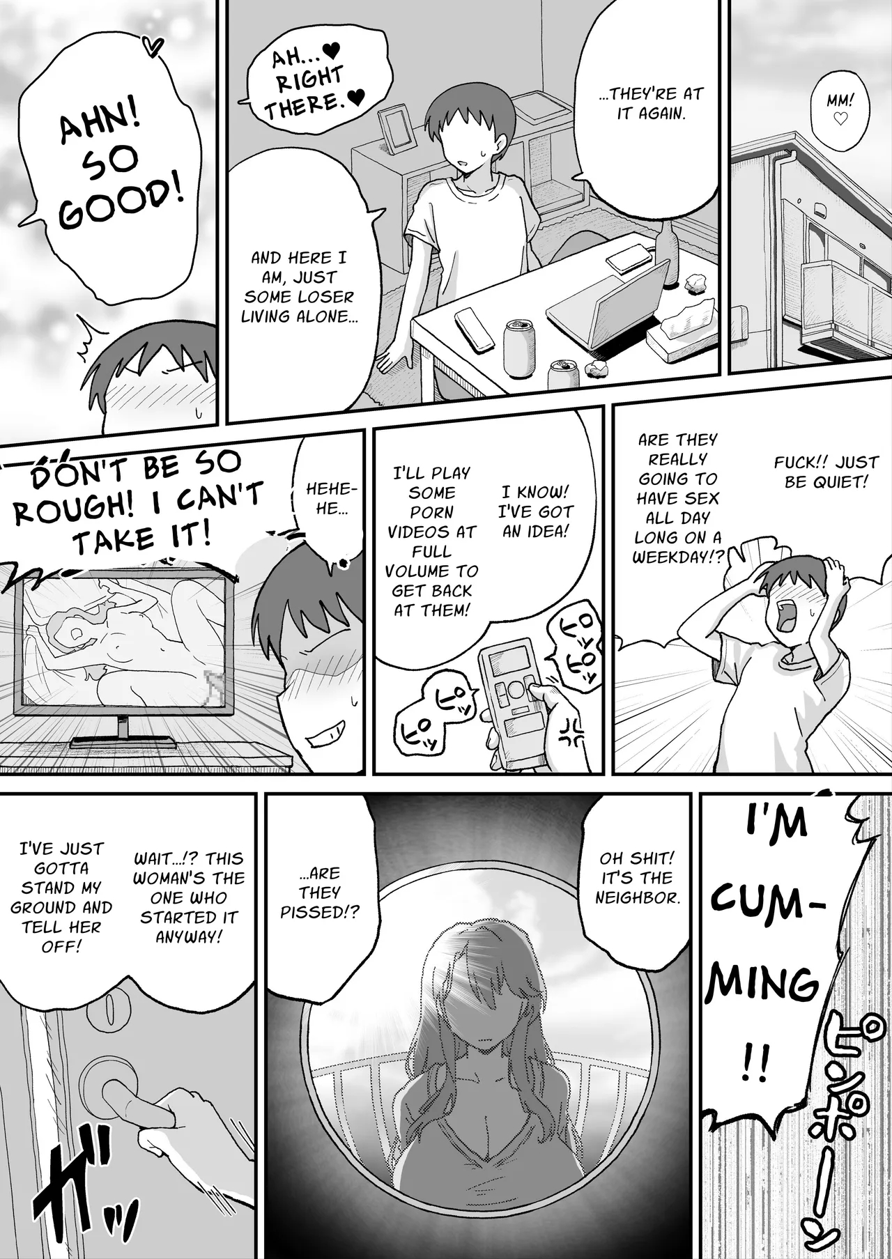 Caught Masturbating, The Frustrated Gal Wife In Heat page 3