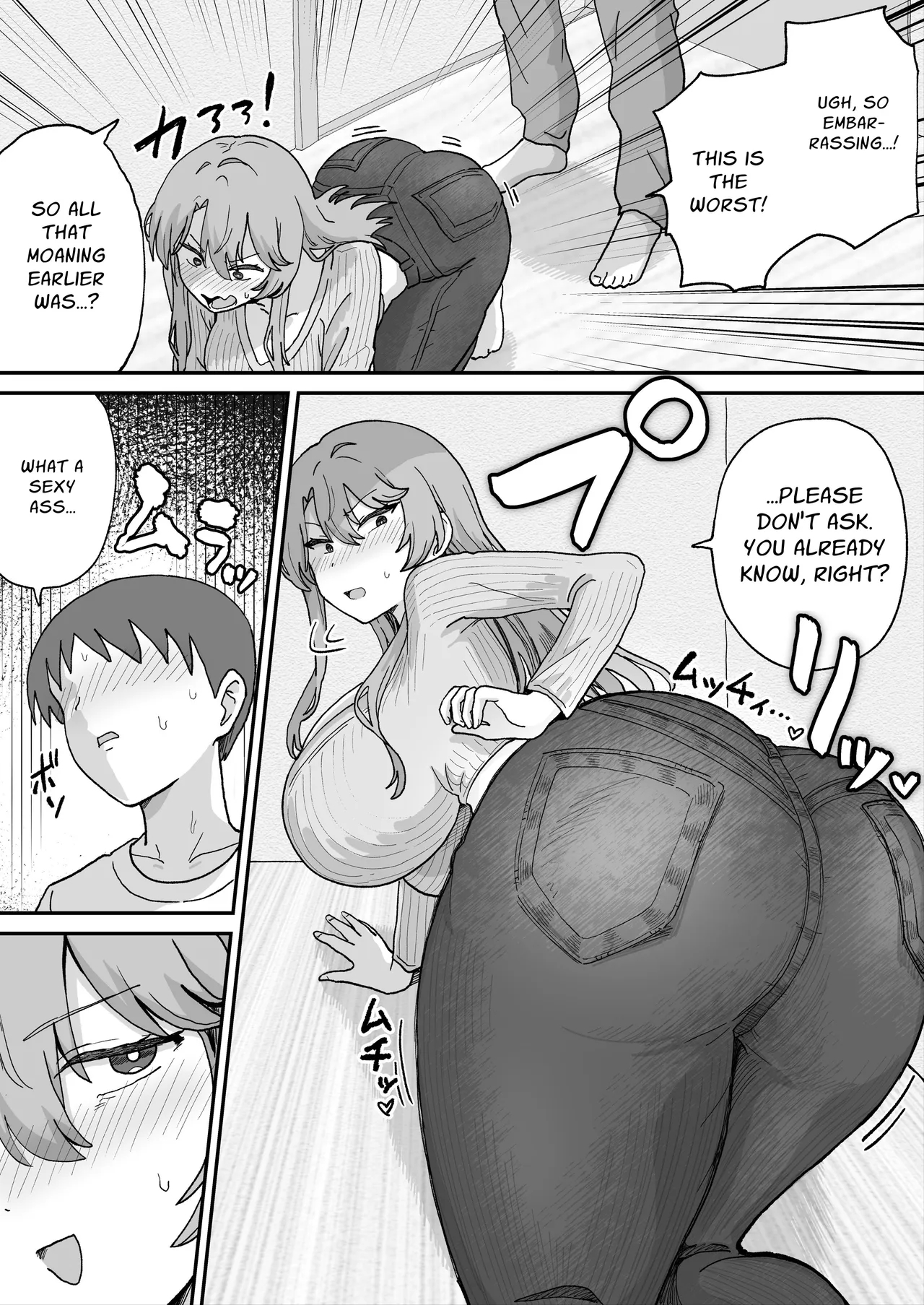 Caught Masturbating, The Frustrated Gal Wife In Heat page 7
