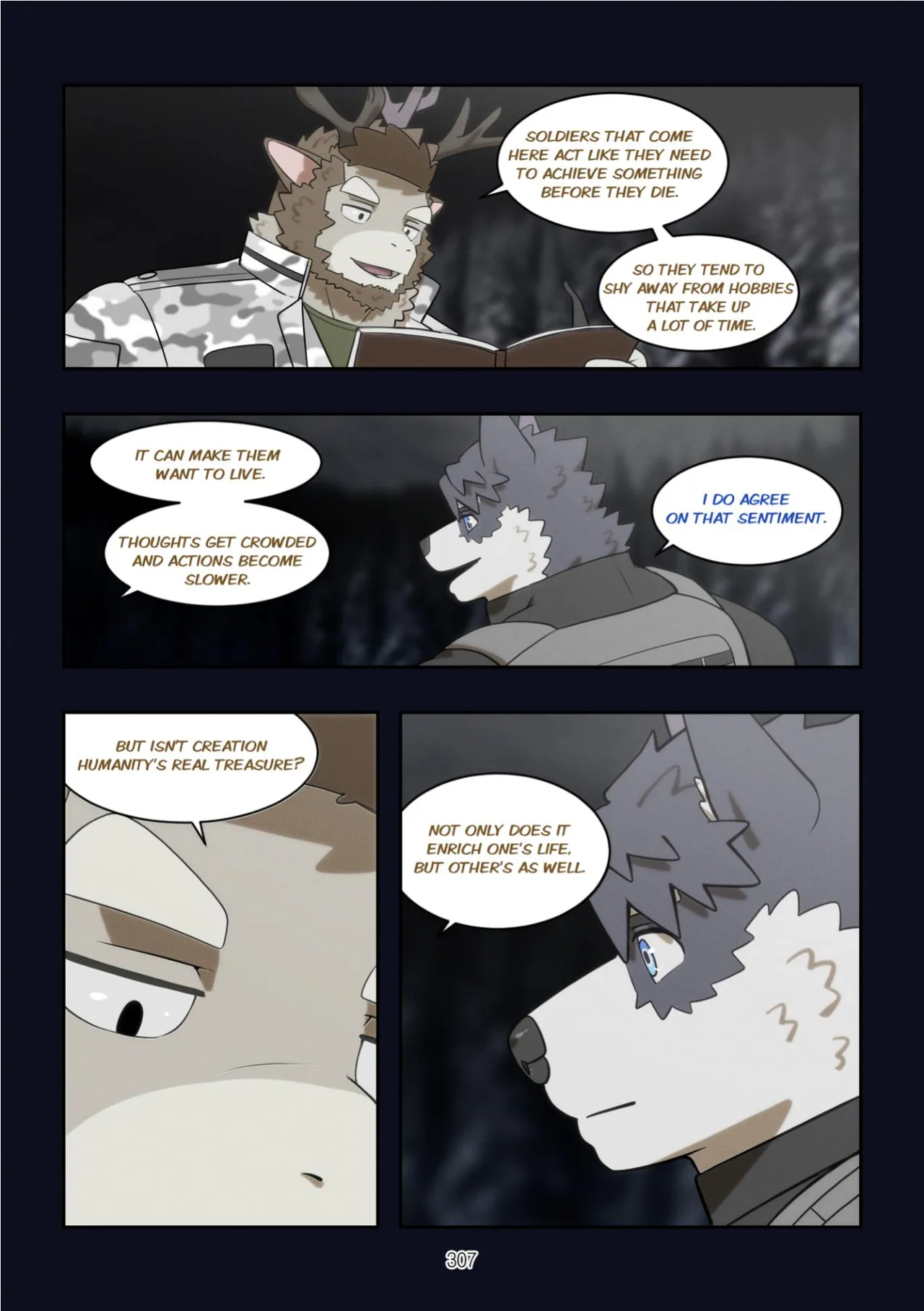 December, Twilight, Snowflake Part 1 page 308