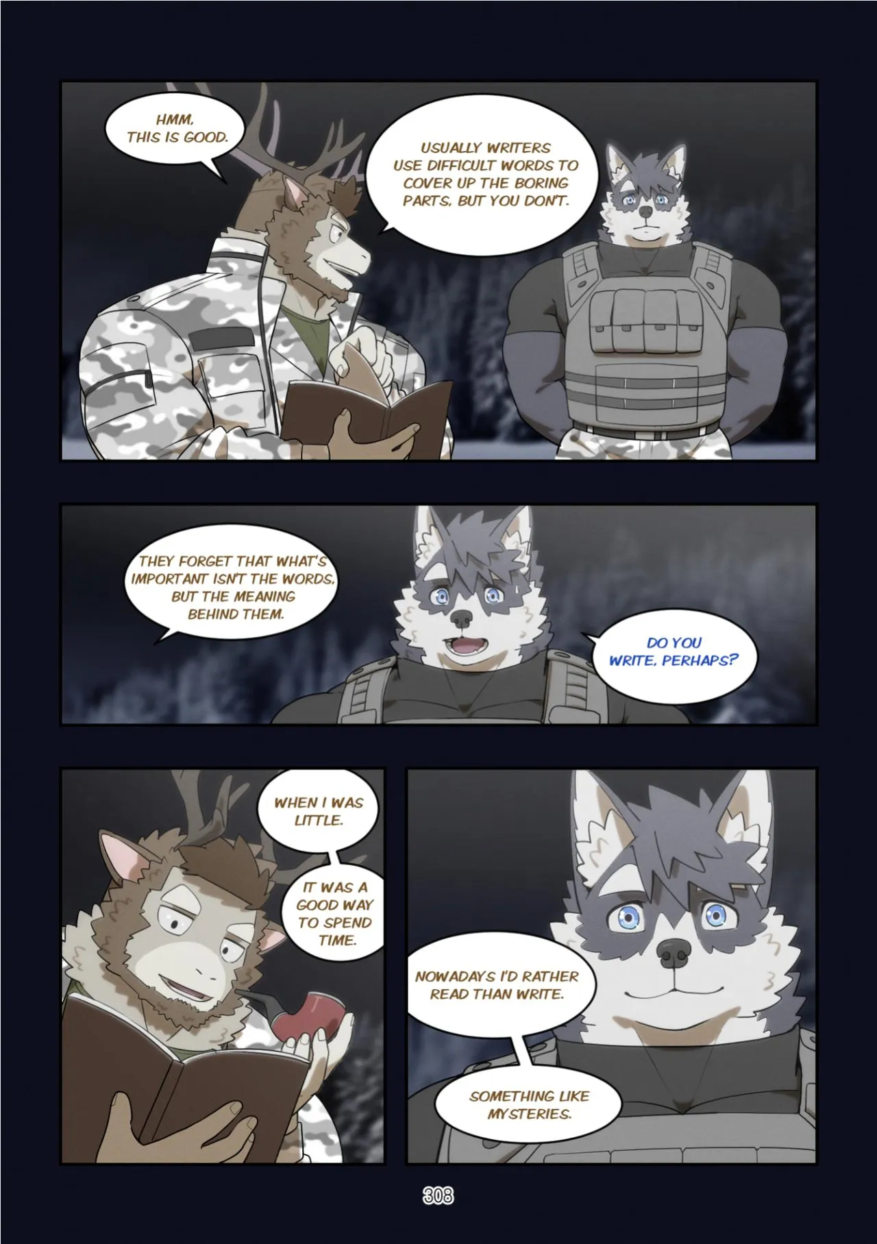 December, Twilight, Snowflake Part 1 page 309