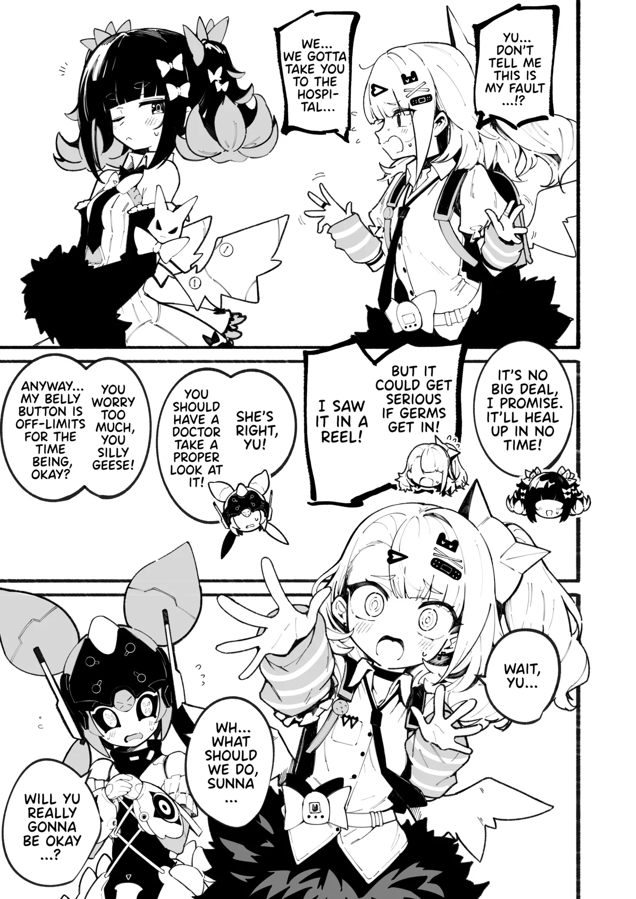 Don't Touch My Funny Button! page 14
