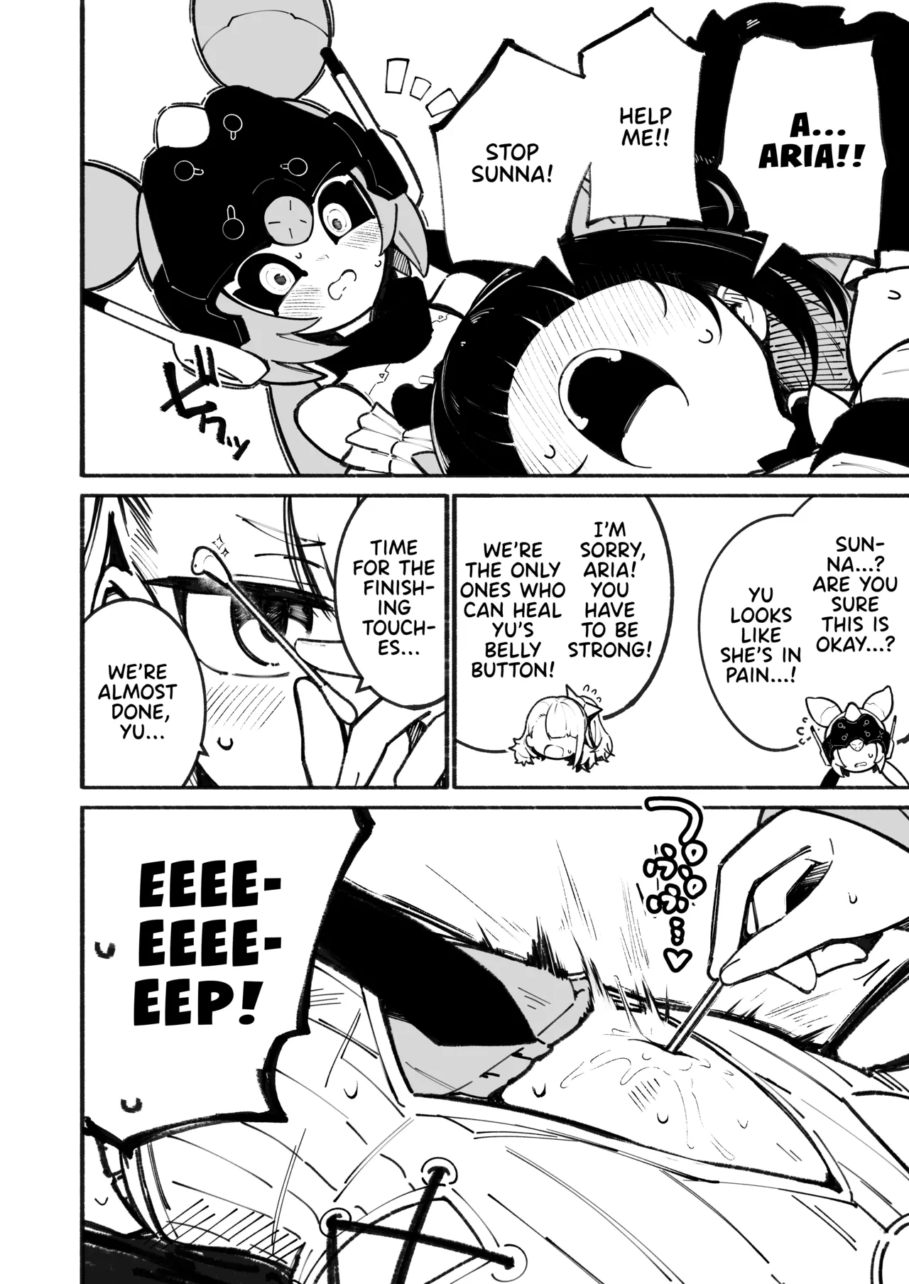 Don't Touch My Funny Button! page 19