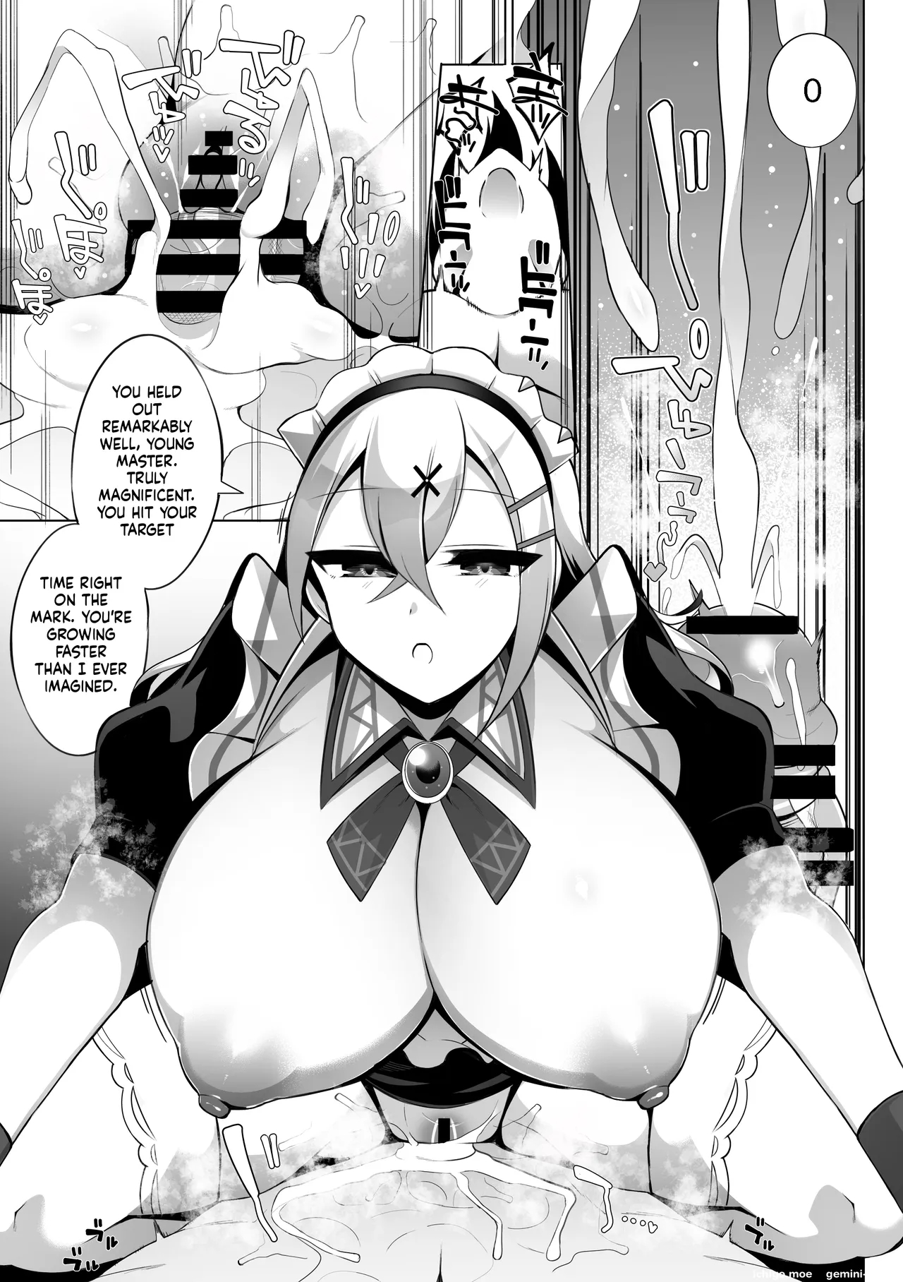 淡々メイドと射精トレーニング page 28