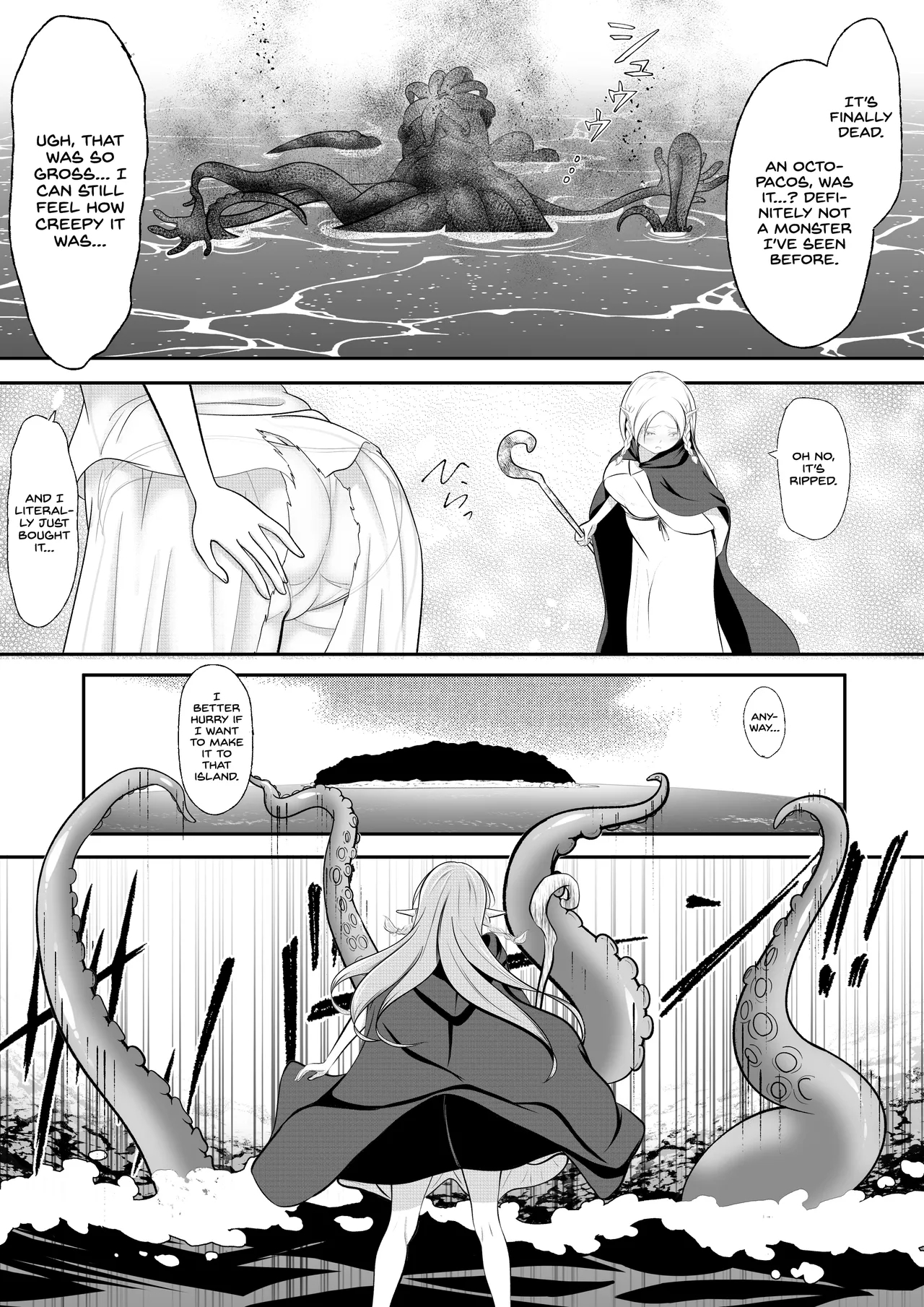 Elf Haiboku Octopacus Shokushu Kangoku page 14