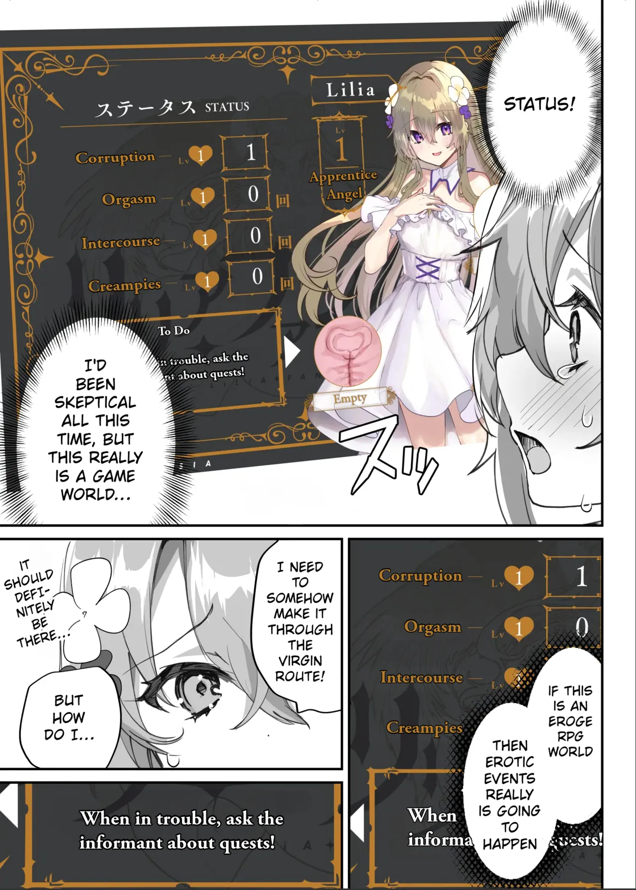 Ero Rpg No Onna Shujinkou Ni Ts Tensei Shitara... ~machi Ero Event & Haiboku Ecchi De Shojo Soushitsu~ page 11