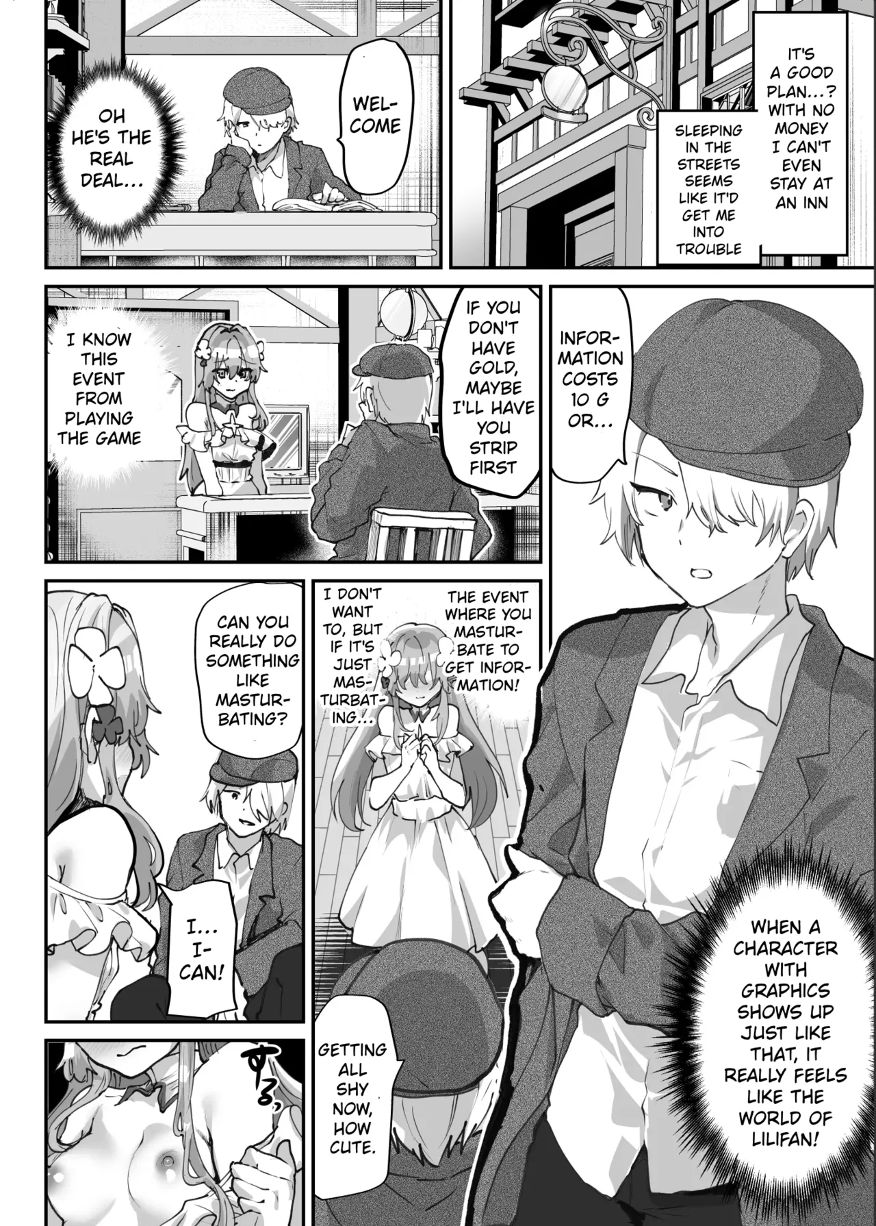 Ero Rpg No Onna Shujinkou Ni Ts Tensei Shitara... ~machi Ero Event & Haiboku Ecchi De Shojo Soushitsu~ page 12