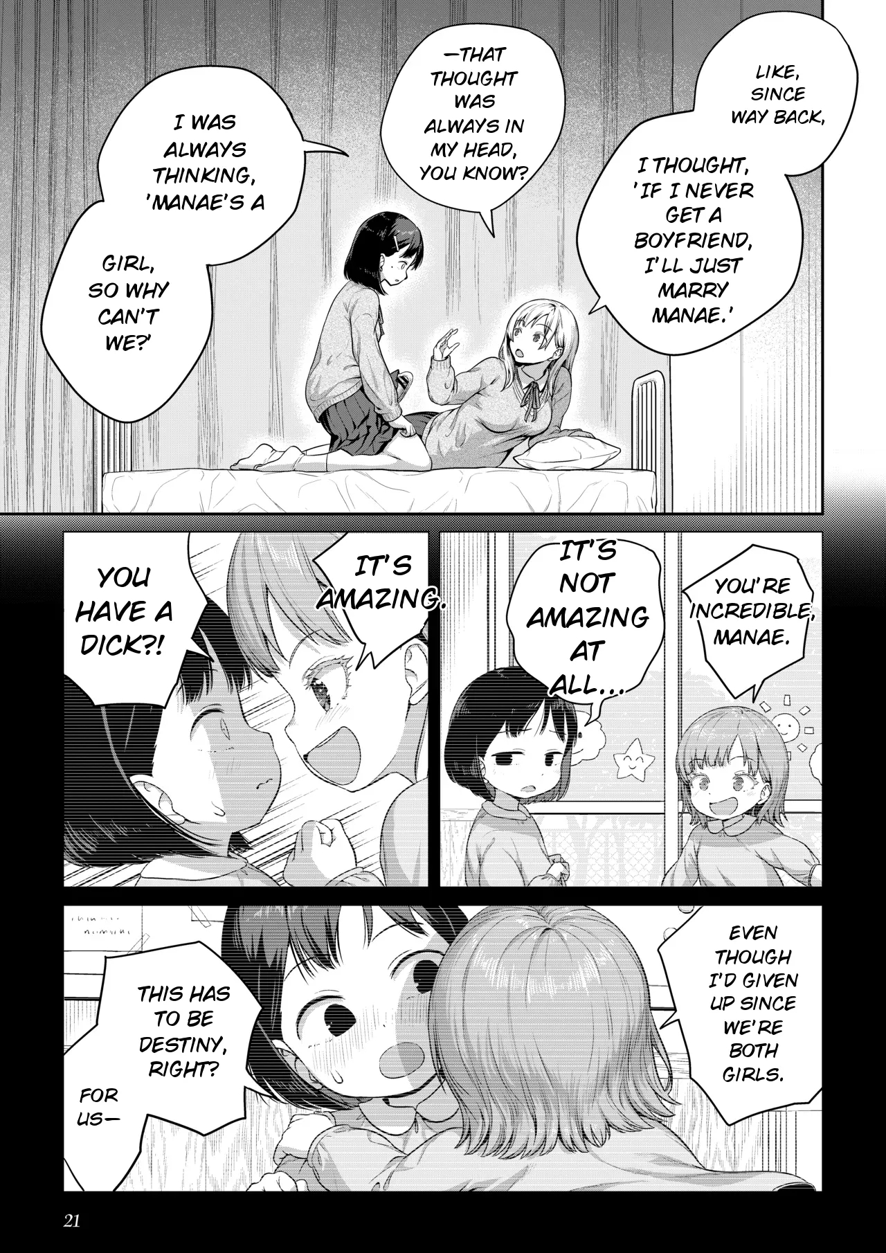 Futanari-chan And The Childhood Friend Who Can't Get A Boyfriend page 20