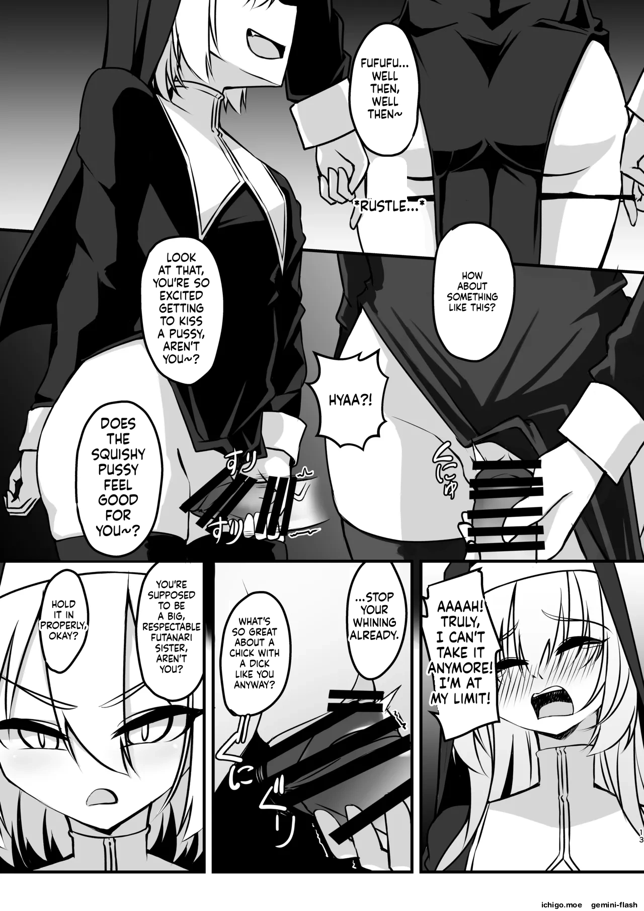 Futanari Sister Jibatsu Koukai Ruined Orgasm Onanie page 12