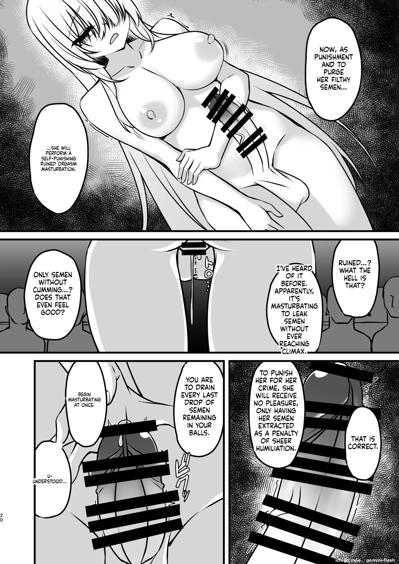 Futanari Sister Jibatsu Koukai Ruined Orgasm Onanie page 19