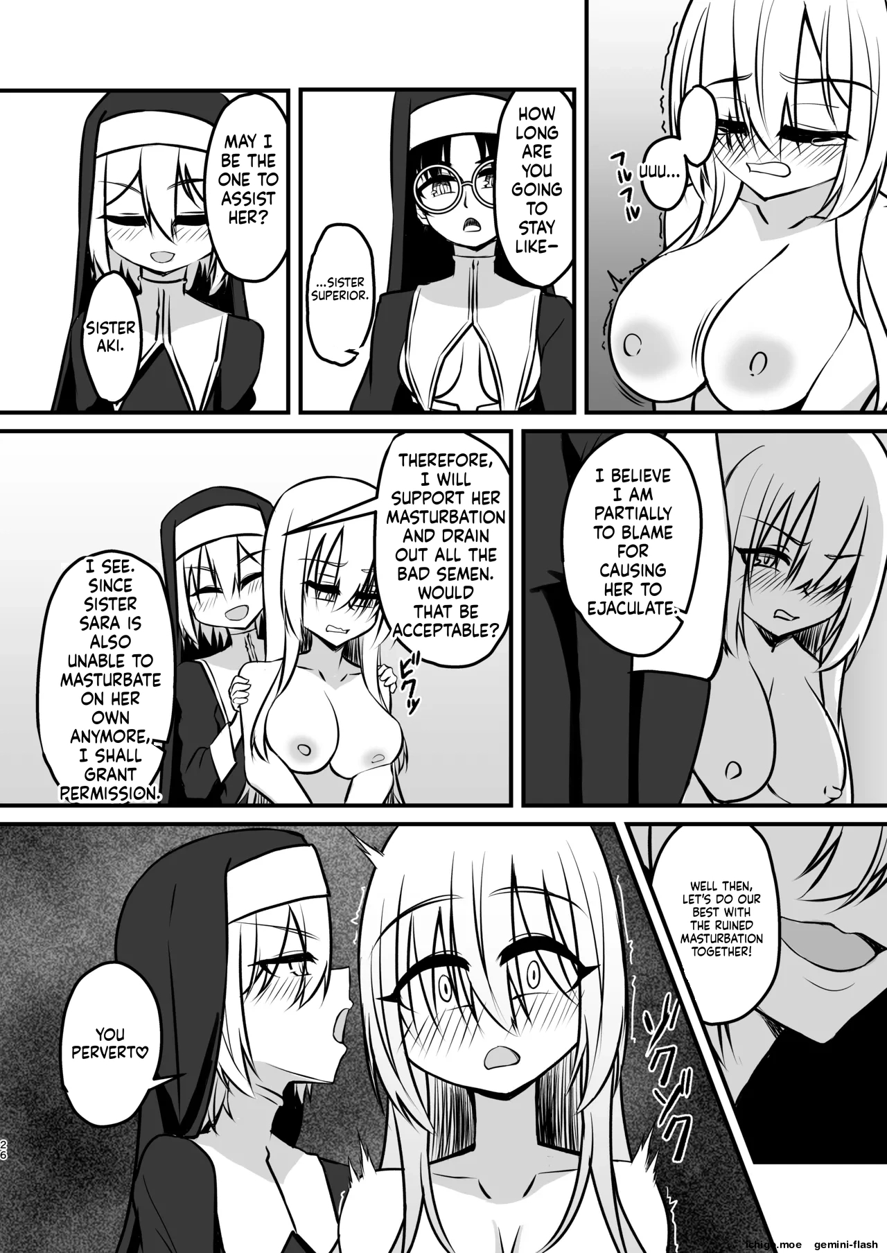 Futanari Sister Jibatsu Koukai Ruined Orgasm Onanie page 25