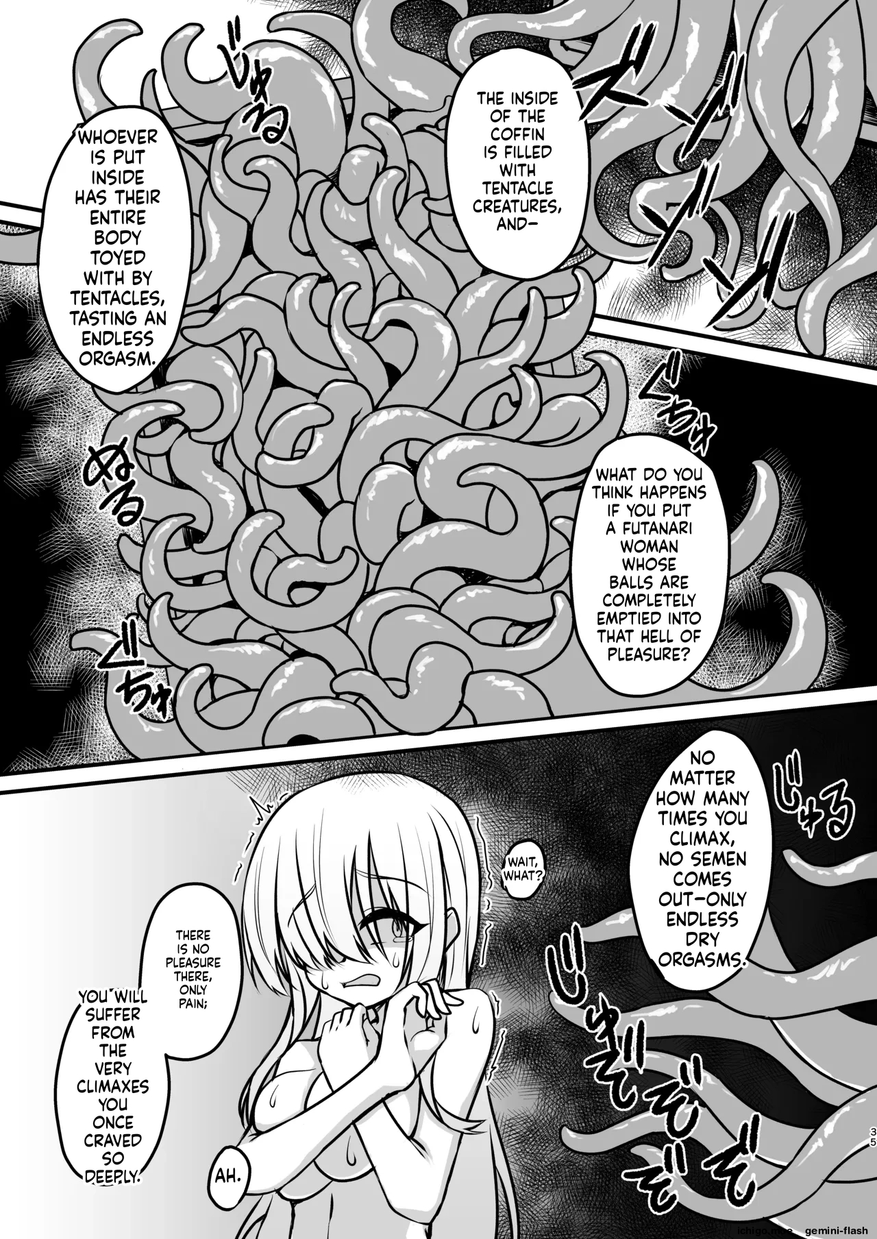 Futanari Sister Jibatsu Koukai Ruined Orgasm Onanie page 34