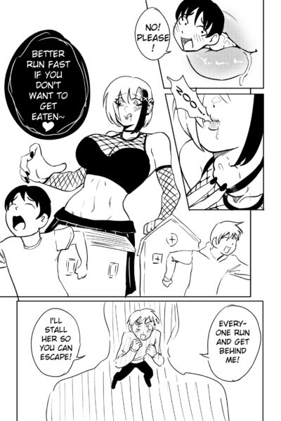 Goth Giantess Vore 1 page 1