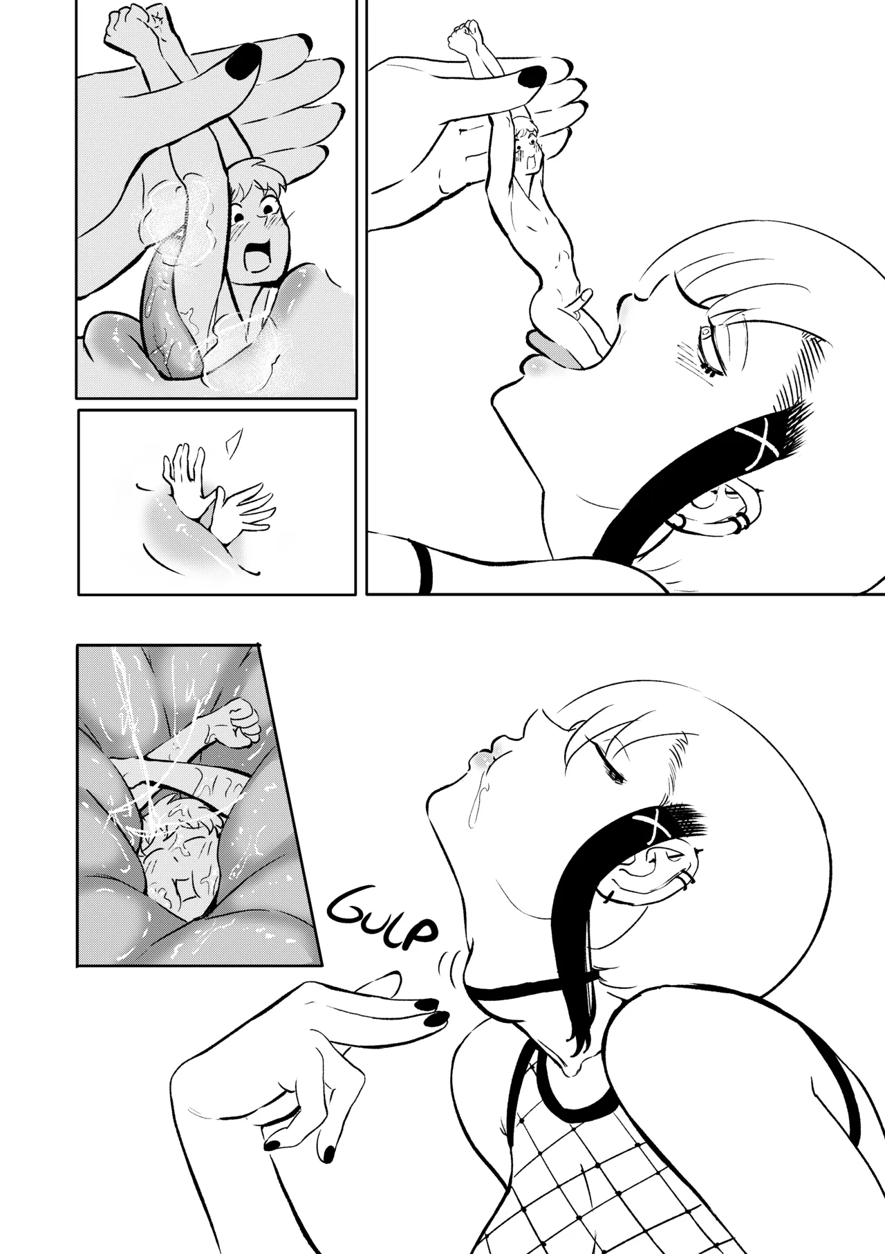 Goth Giantess Vore 1 page 4