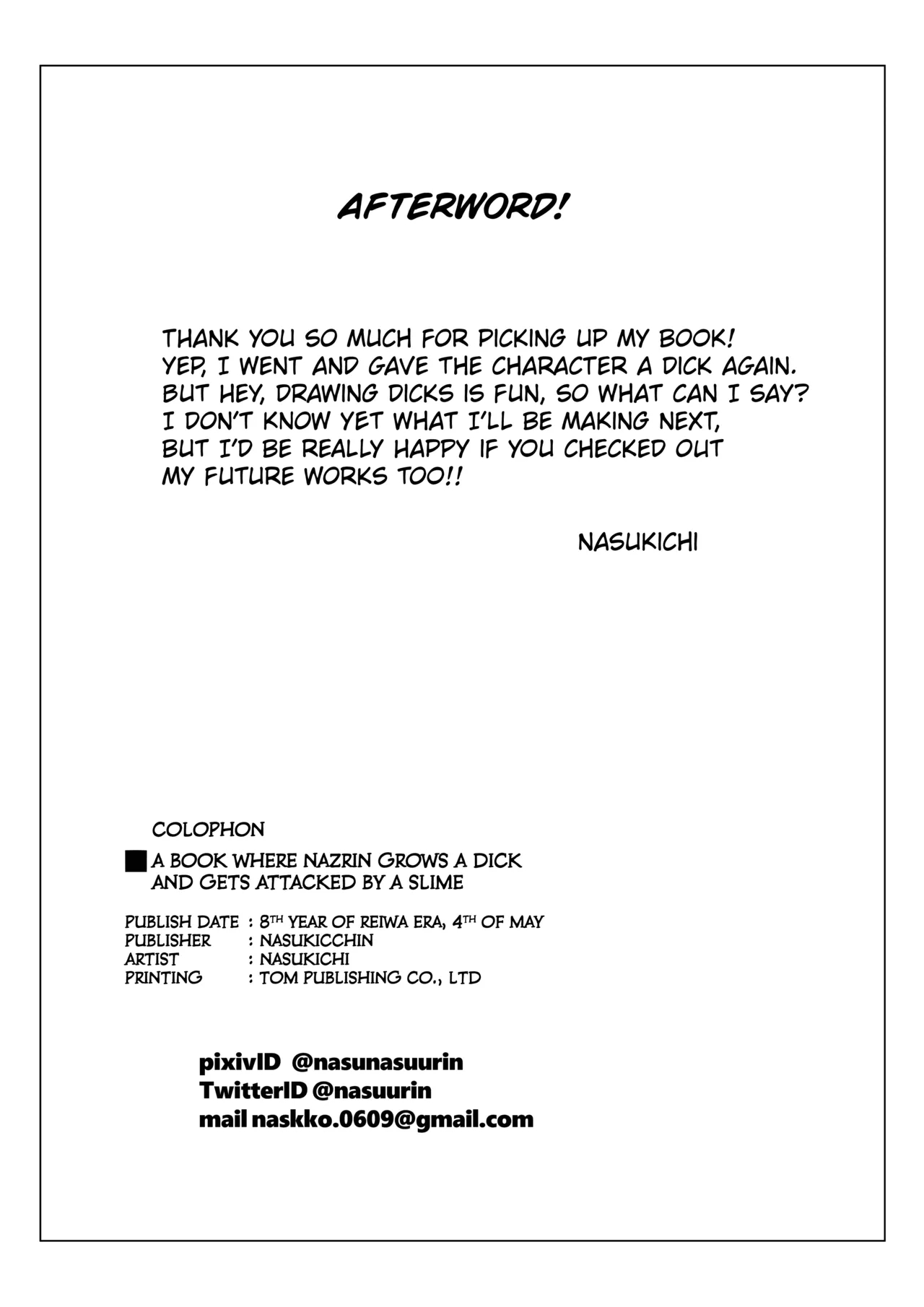 Hae Chatta Nazrin Ga Suraimu Ni Osowa Reru Hon page 19