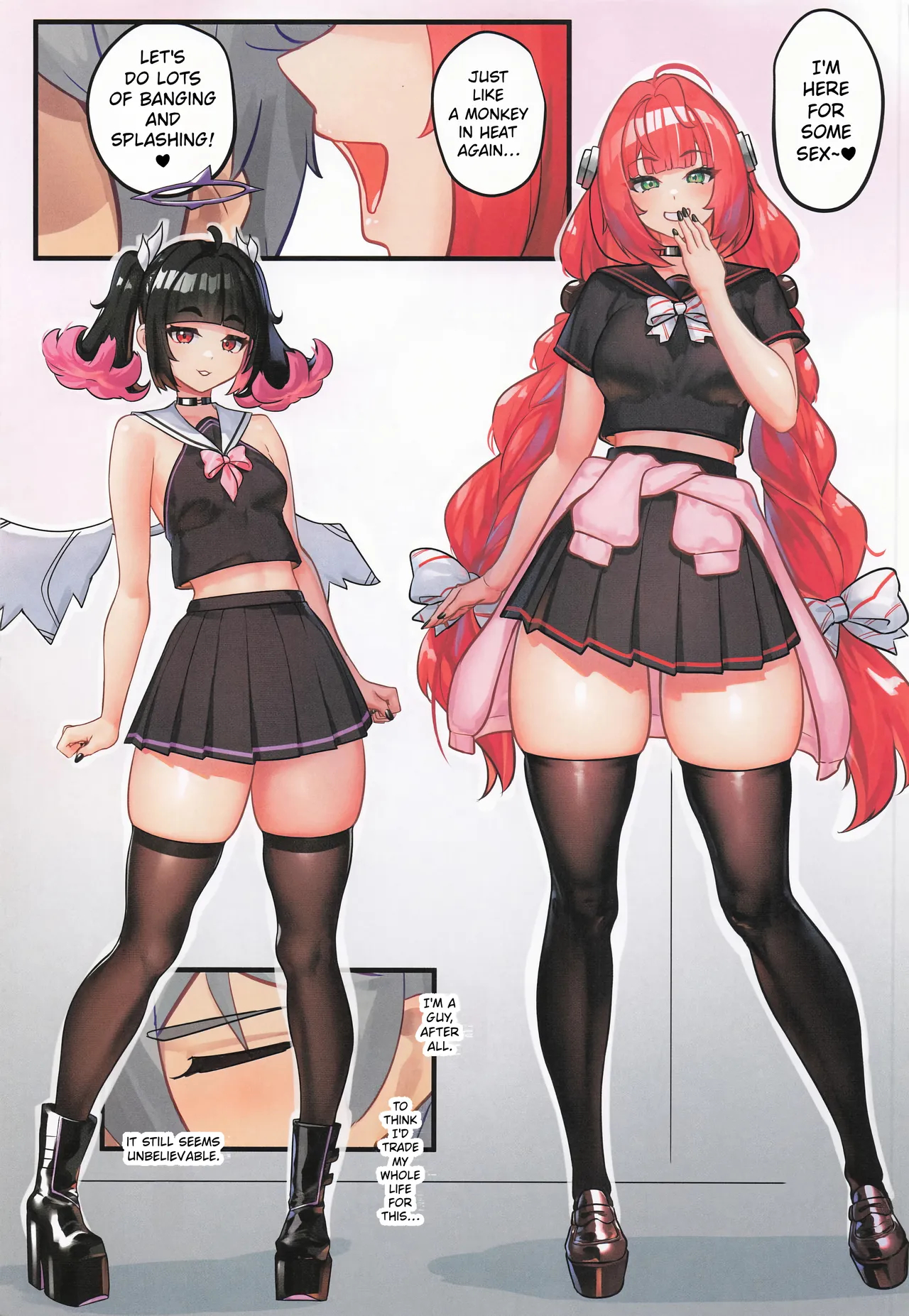 Harem House Ecchi: What If Wise's House Was A Gyaru Hangout Spot page 4