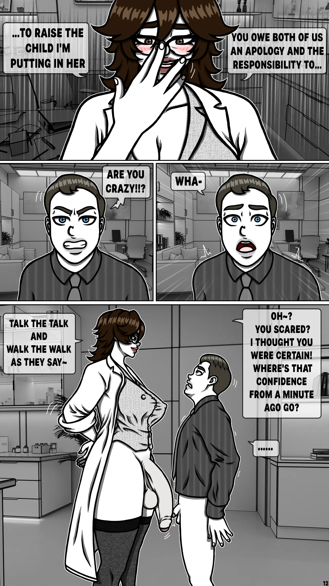 Humbled By A Futa Doctor Pages 1...16 page 13