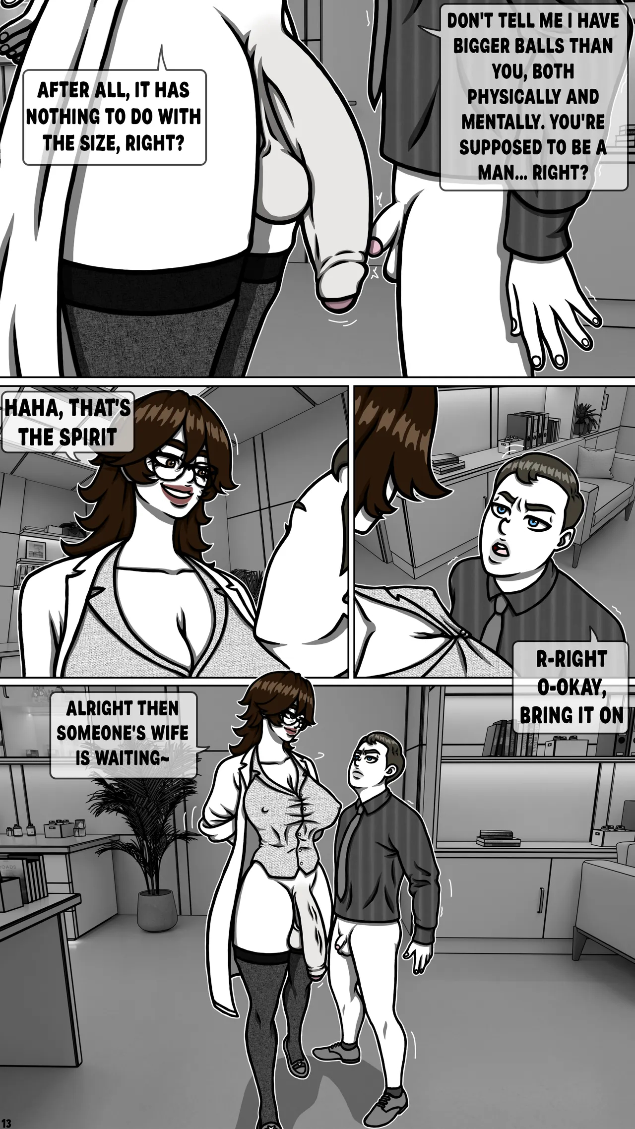 Humbled By A Futa Doctor Pages 1...16 page 14