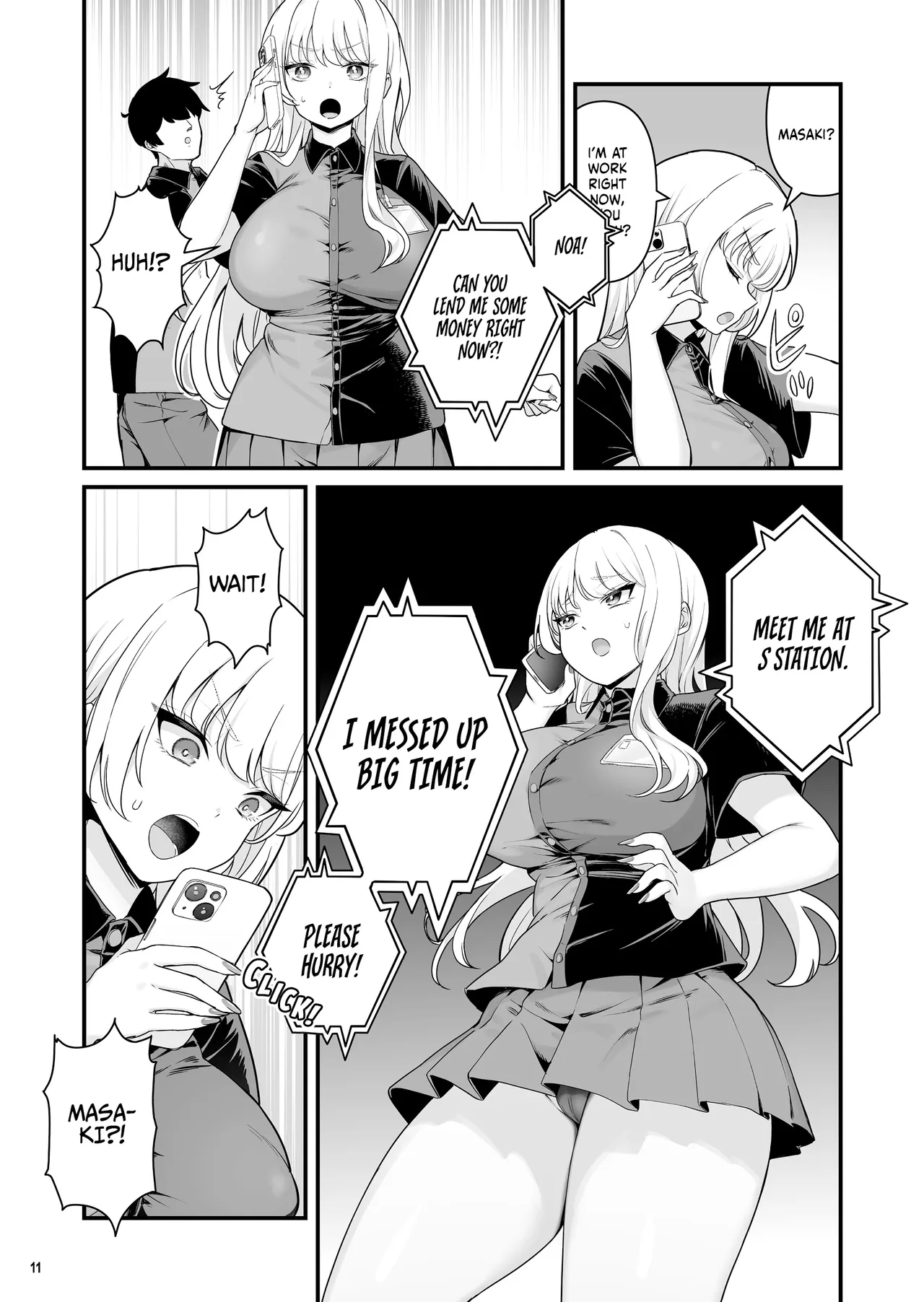 I Had Wild Sex With A Taken Busty Gyaru Part-timer! 2 page 13