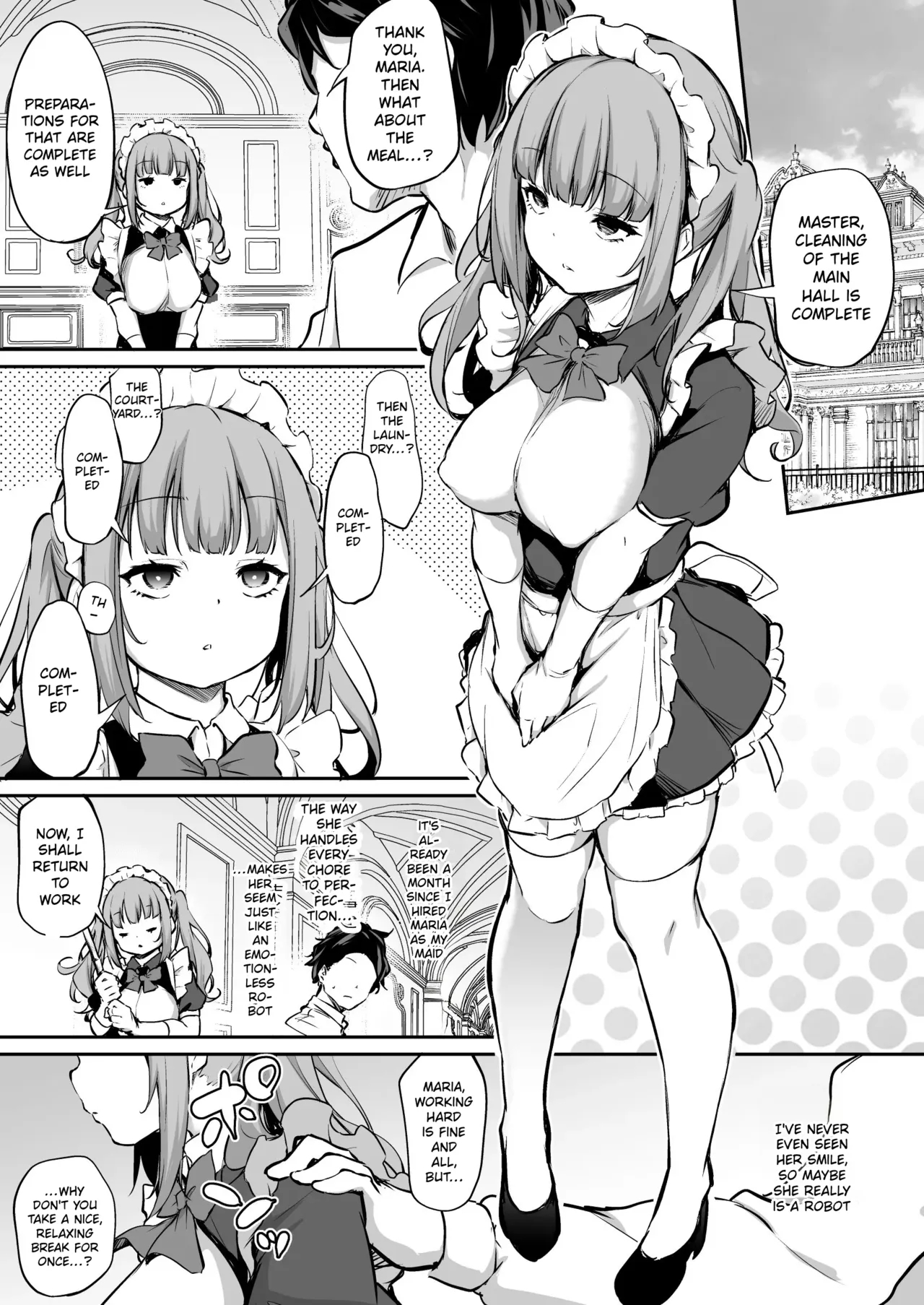 I Hired A Maid, And It Turned Out She Was Incredibly Sensitive page 1