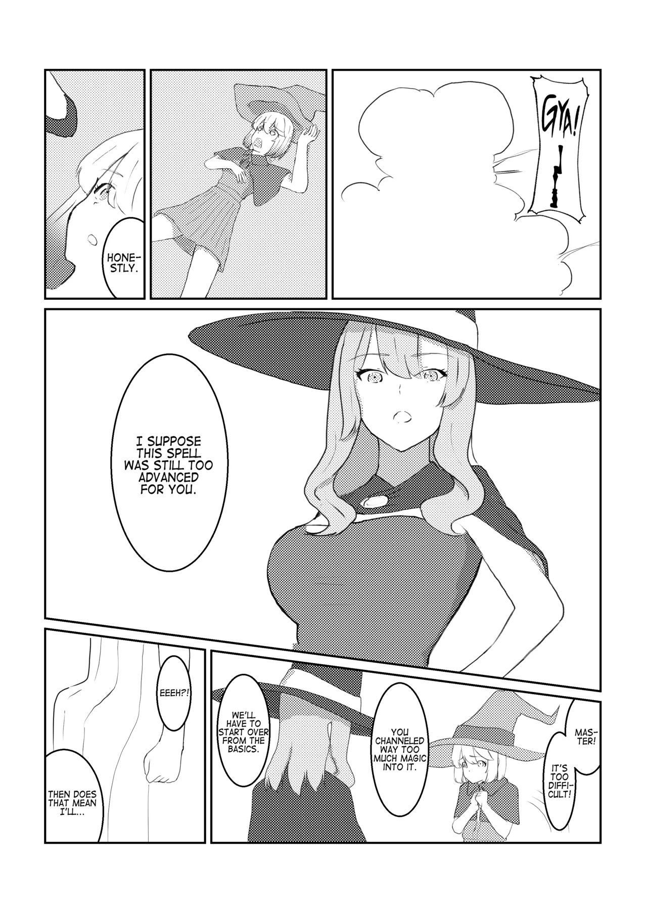 I Turned Into A Futanari, So I Had My Magic Master Cure Me page 4
