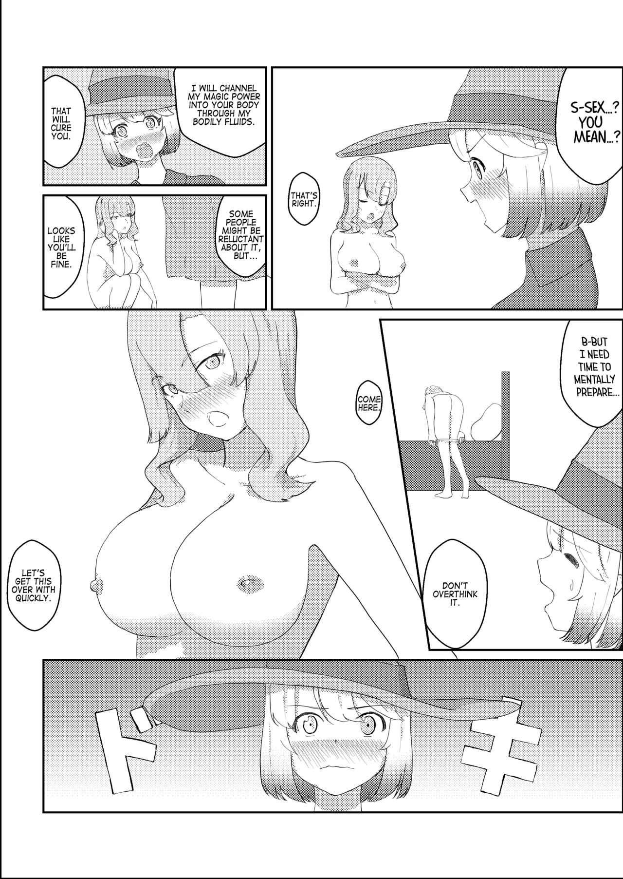 I Turned Into A Futanari, So I Had My Magic Master Cure Me page 7