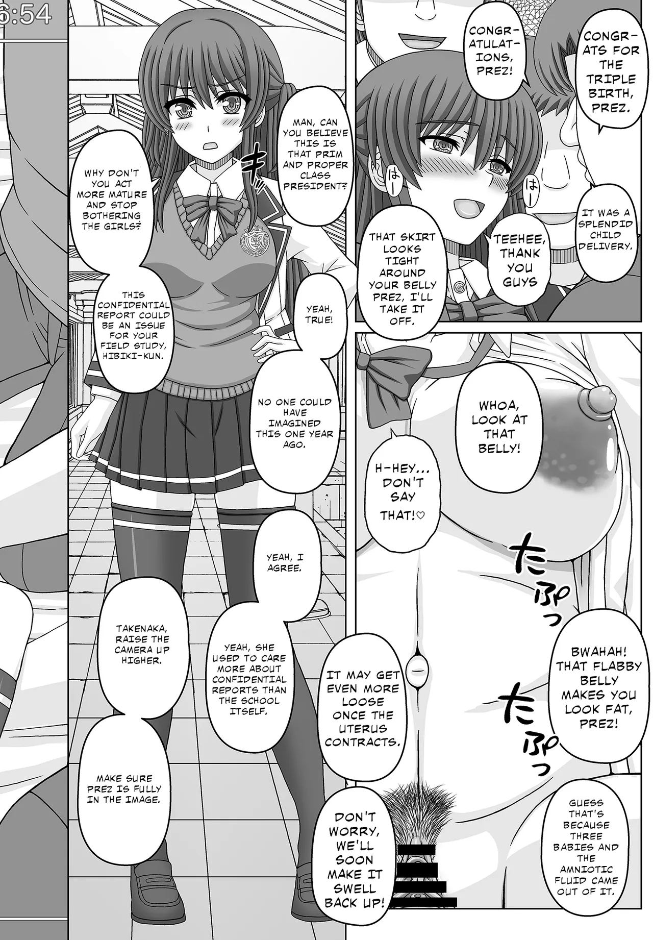 Iinchou Wa Class No Ninshin Pet 4 page 49