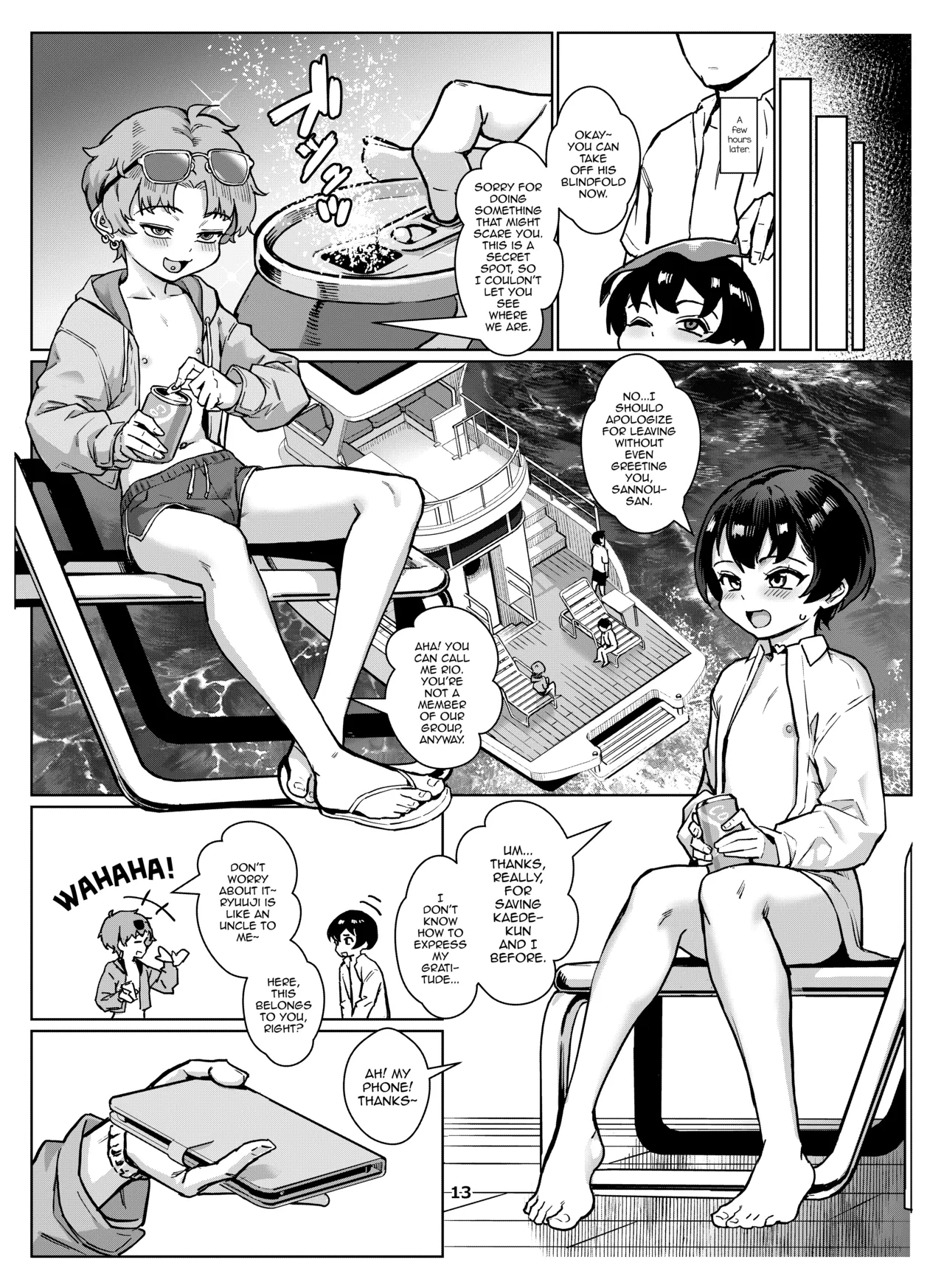 Inran Shounen Nazo No Bitch Shota To Ossan No Monogatari Vol. 6 page 14