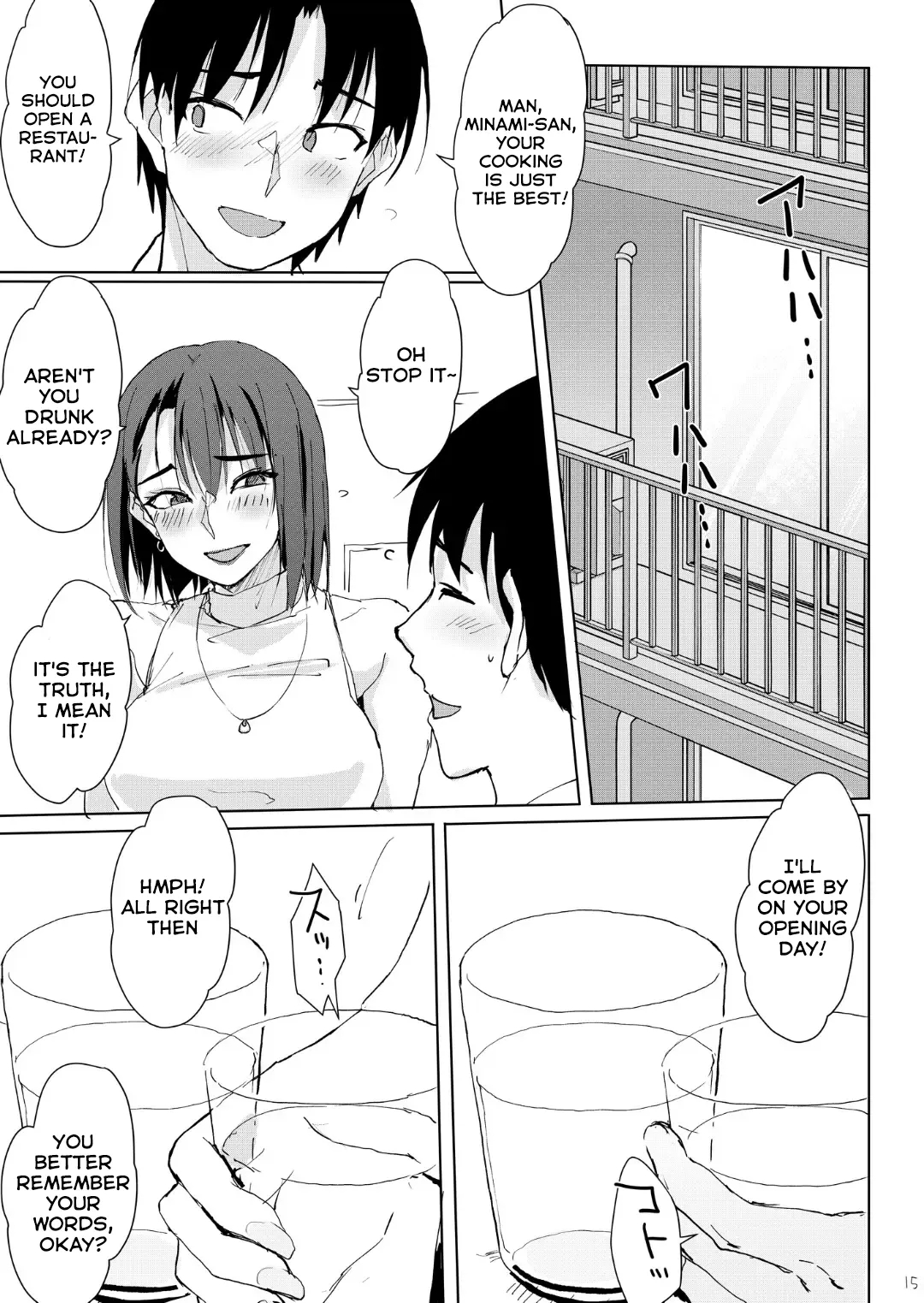 Itteki Demo Osake O Nomu To H Ni Nacchau Otonari No Minami-san page 14