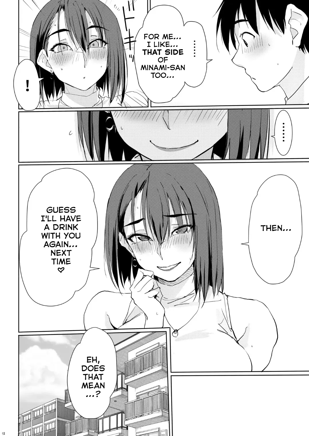Itteki Demo Osake O Nomu To H Ni Nacchau Otonari No Minami-san page 57