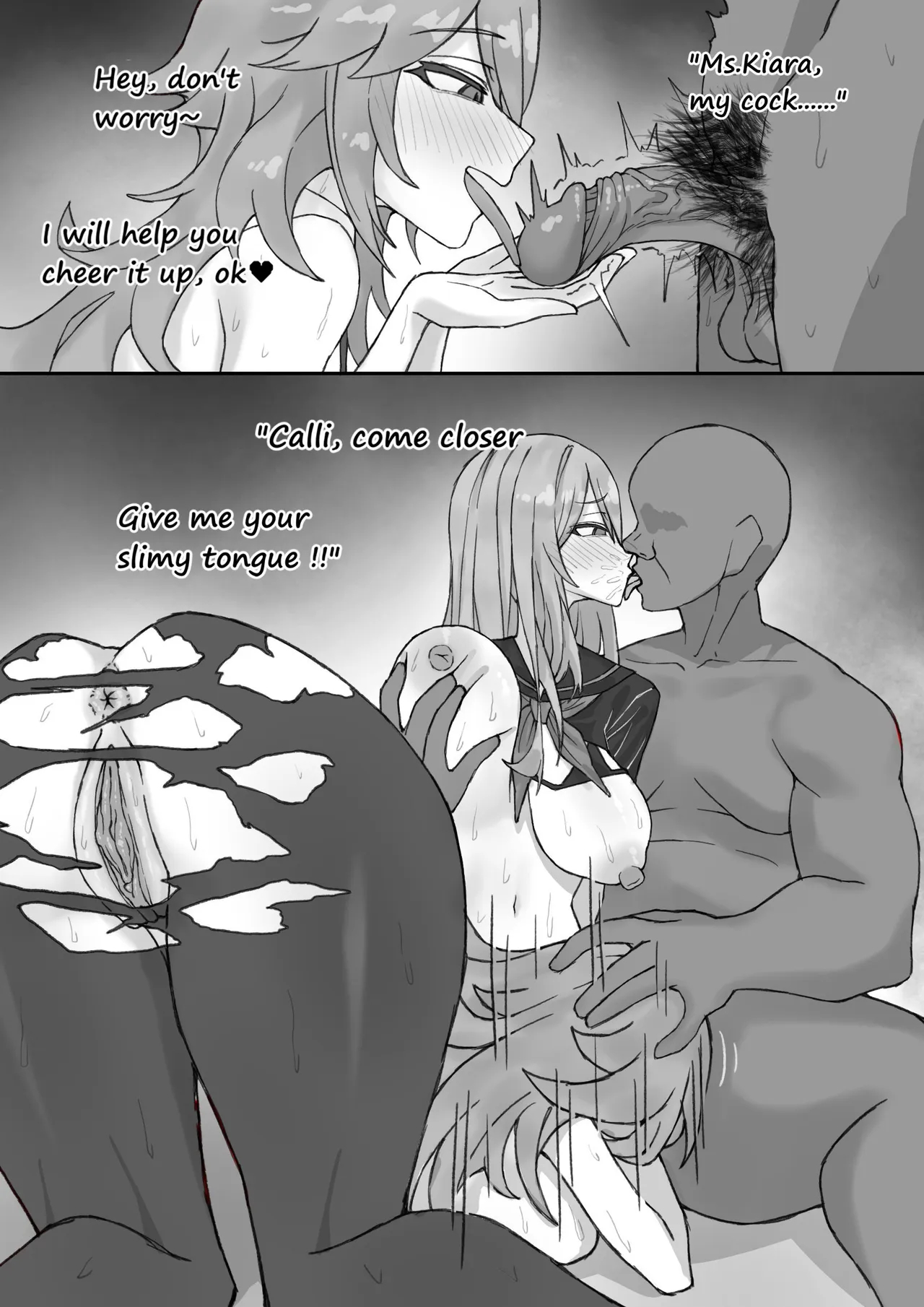 Kiara X Calli Threesome page 8