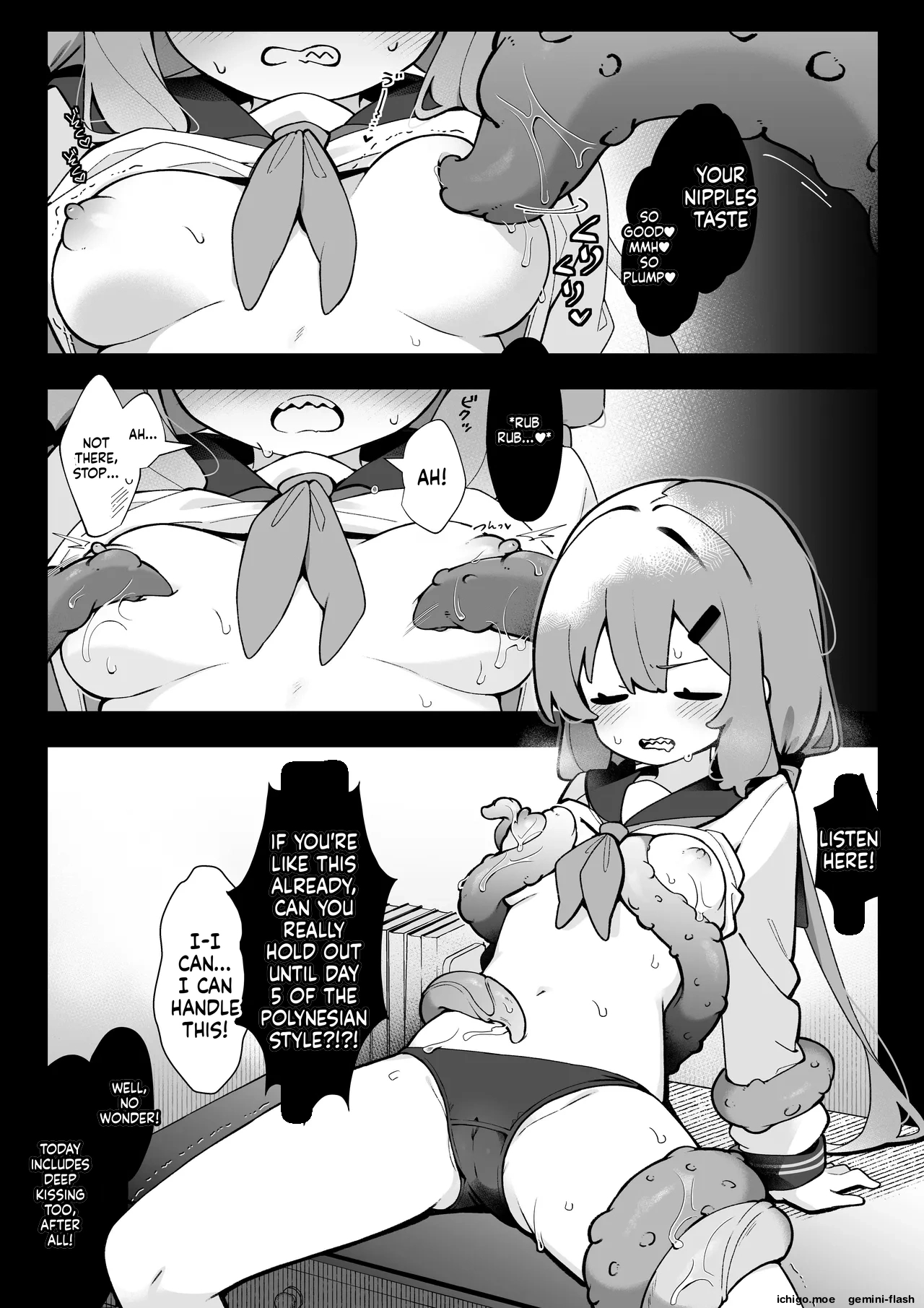 Masaka Watashi Ga Shokushu Ecchi Suru Nante...♡ 2 Polynesian Sex Hen page 12