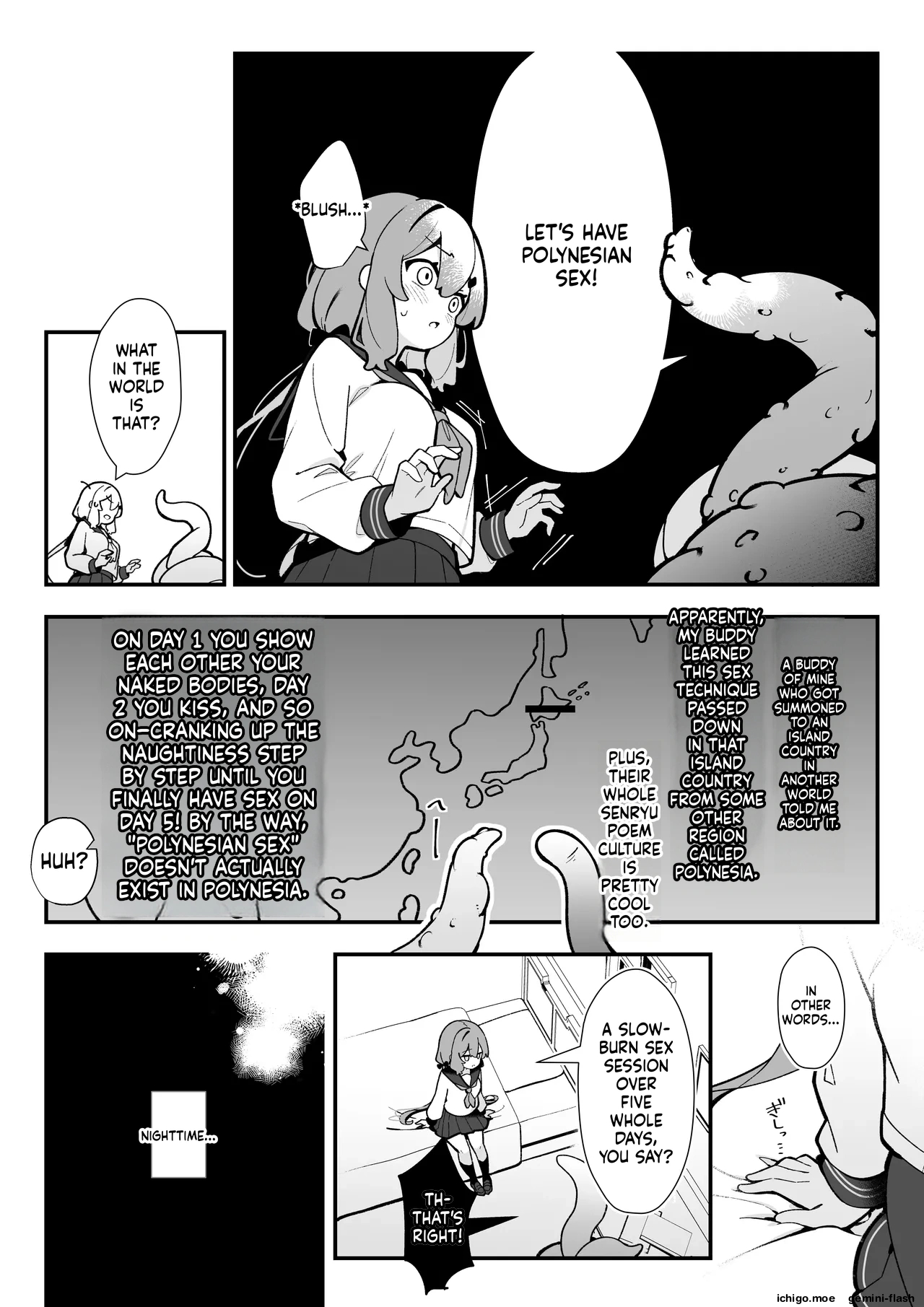 Masaka Watashi Ga Shokushu Ecchi Suru Nante...♡ 2 Polynesian Sex Hen page 7