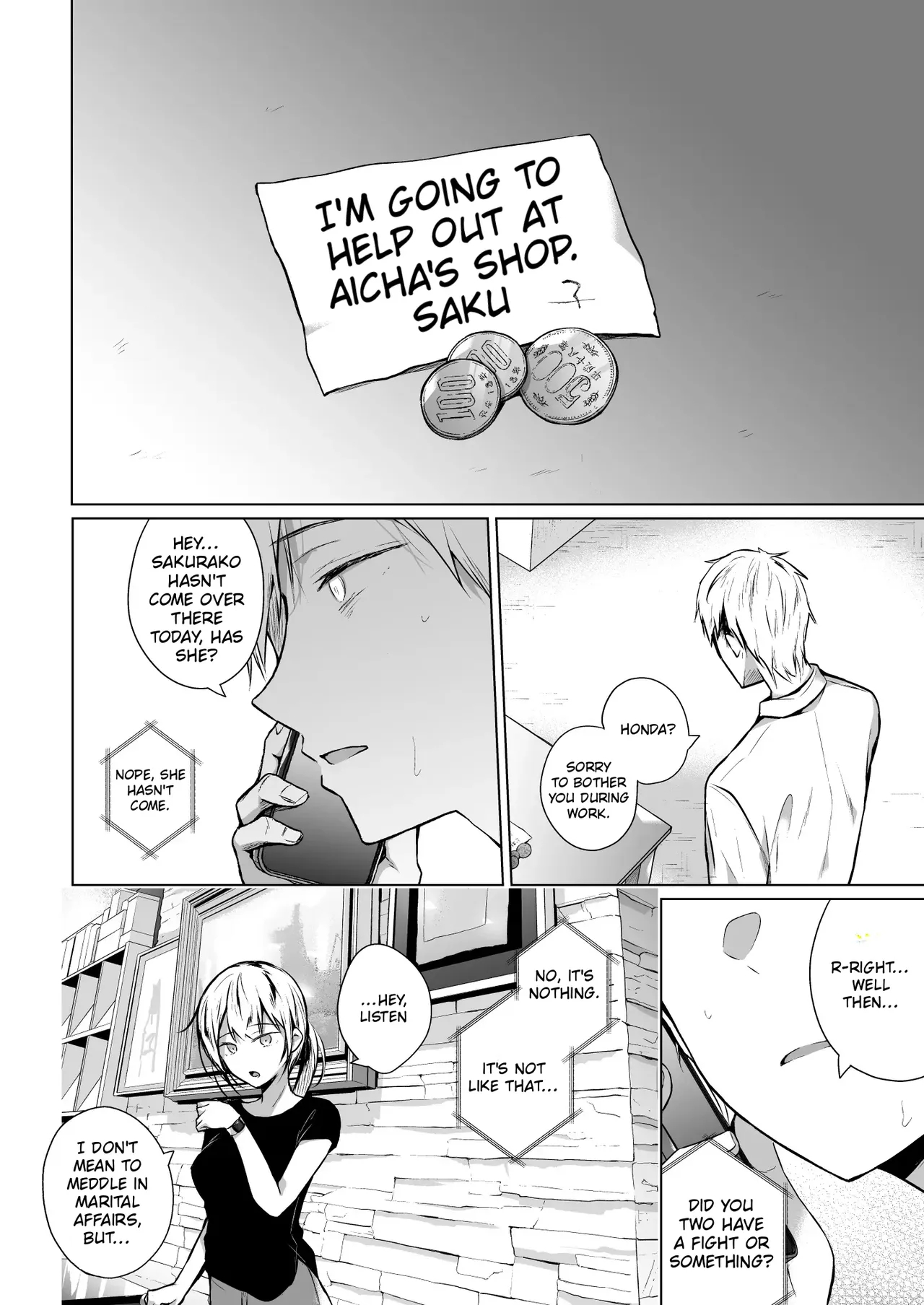 Meshimazu Datta Yome No Ryouri Ga Totsuzen Oishiku Natta Wake page 56