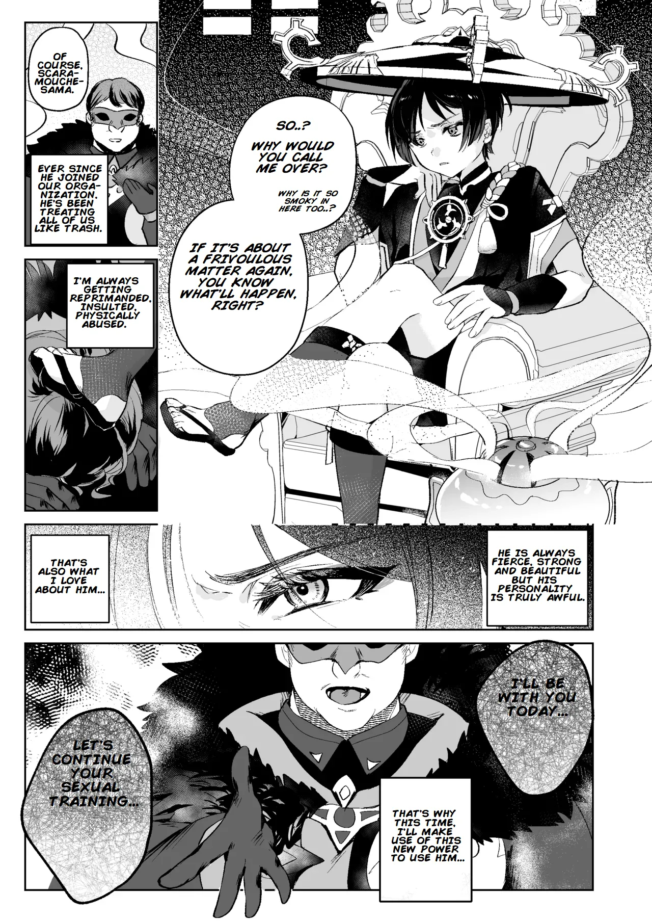 Mob X Scaramouche Saimin Soft Wakarase page 2