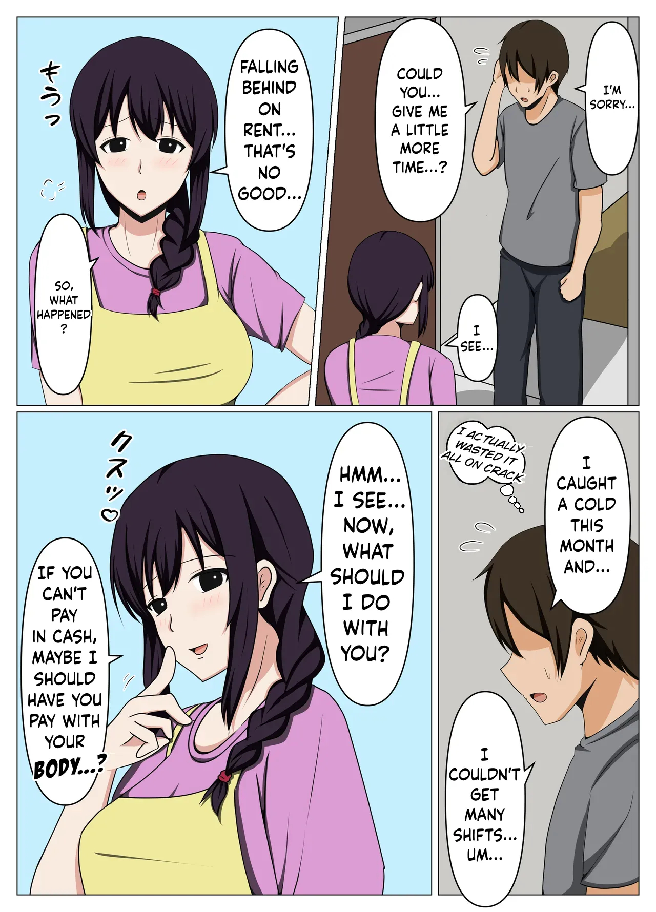 My Widowed Landlady Is Pent-up, So I Paid Rent With My Body page 3